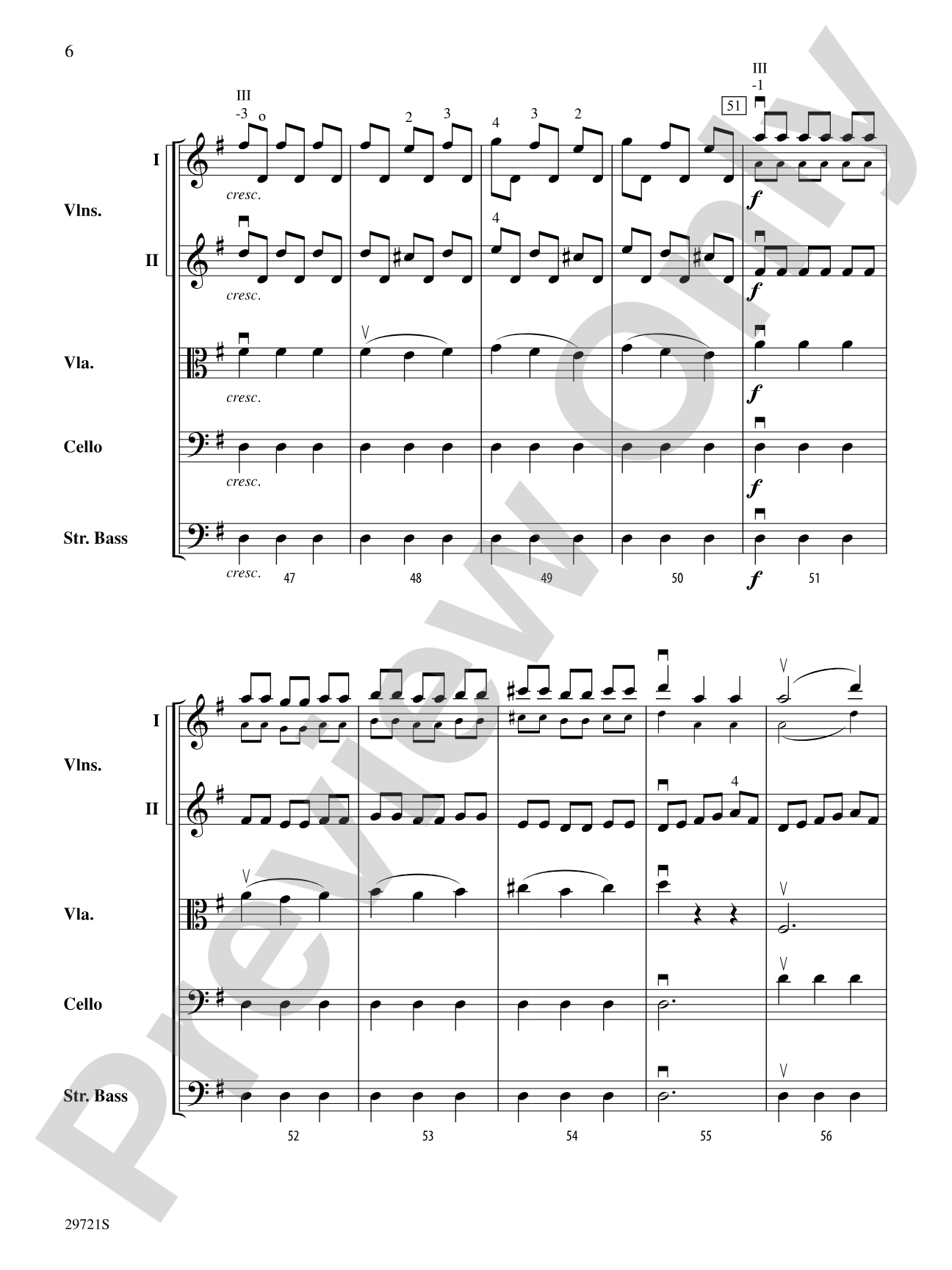 Sinfonia in G: String Orchestra Conductor Score & Parts