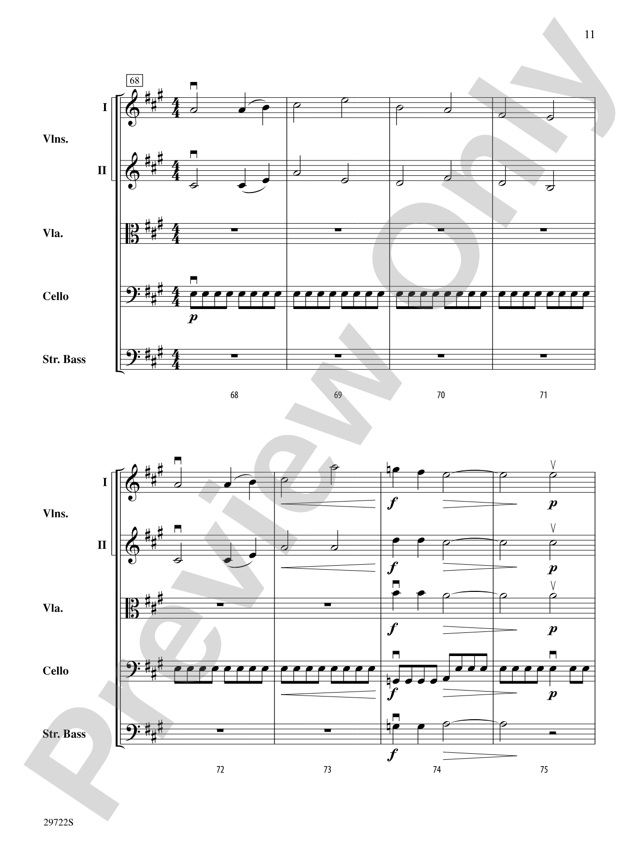 Momentum: String Orchestra Conductor Score & Parts