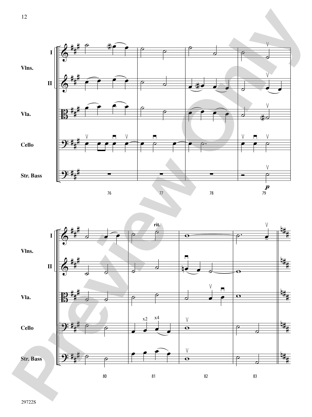 Momentum: String Orchestra Conductor Score & Parts