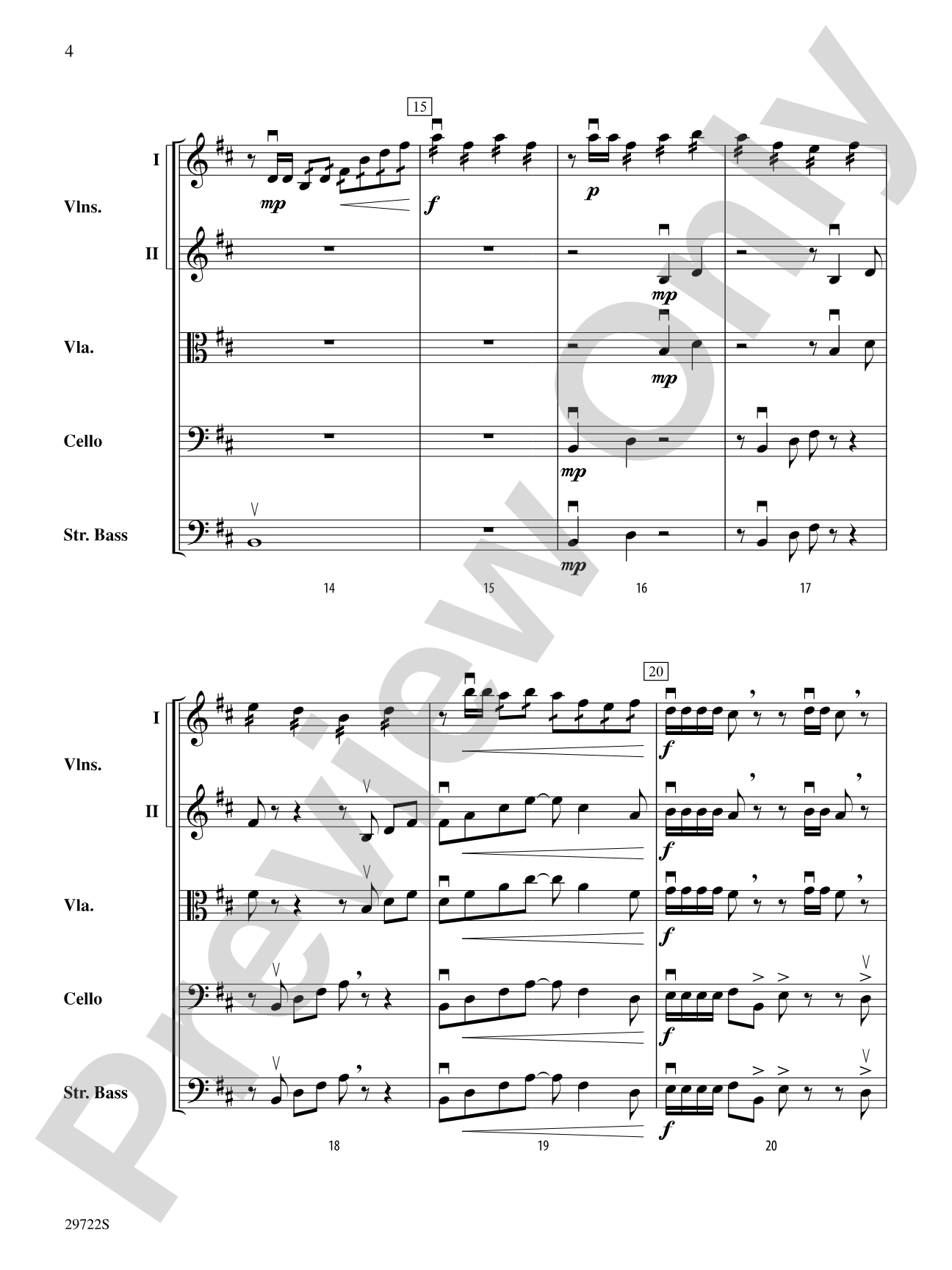 Momentum: String Orchestra Conductor Score & Parts