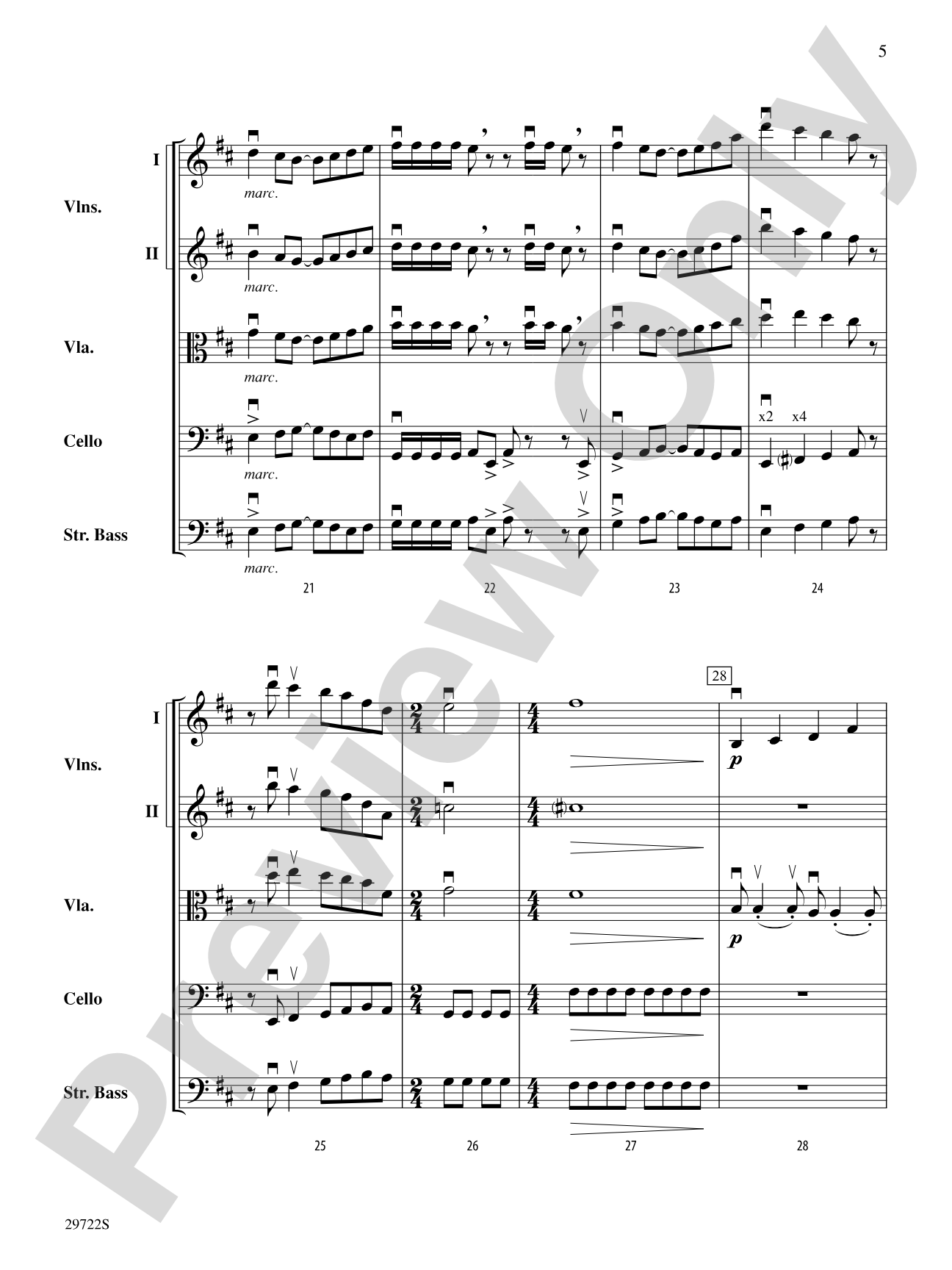 Momentum: String Orchestra Conductor Score & Parts
