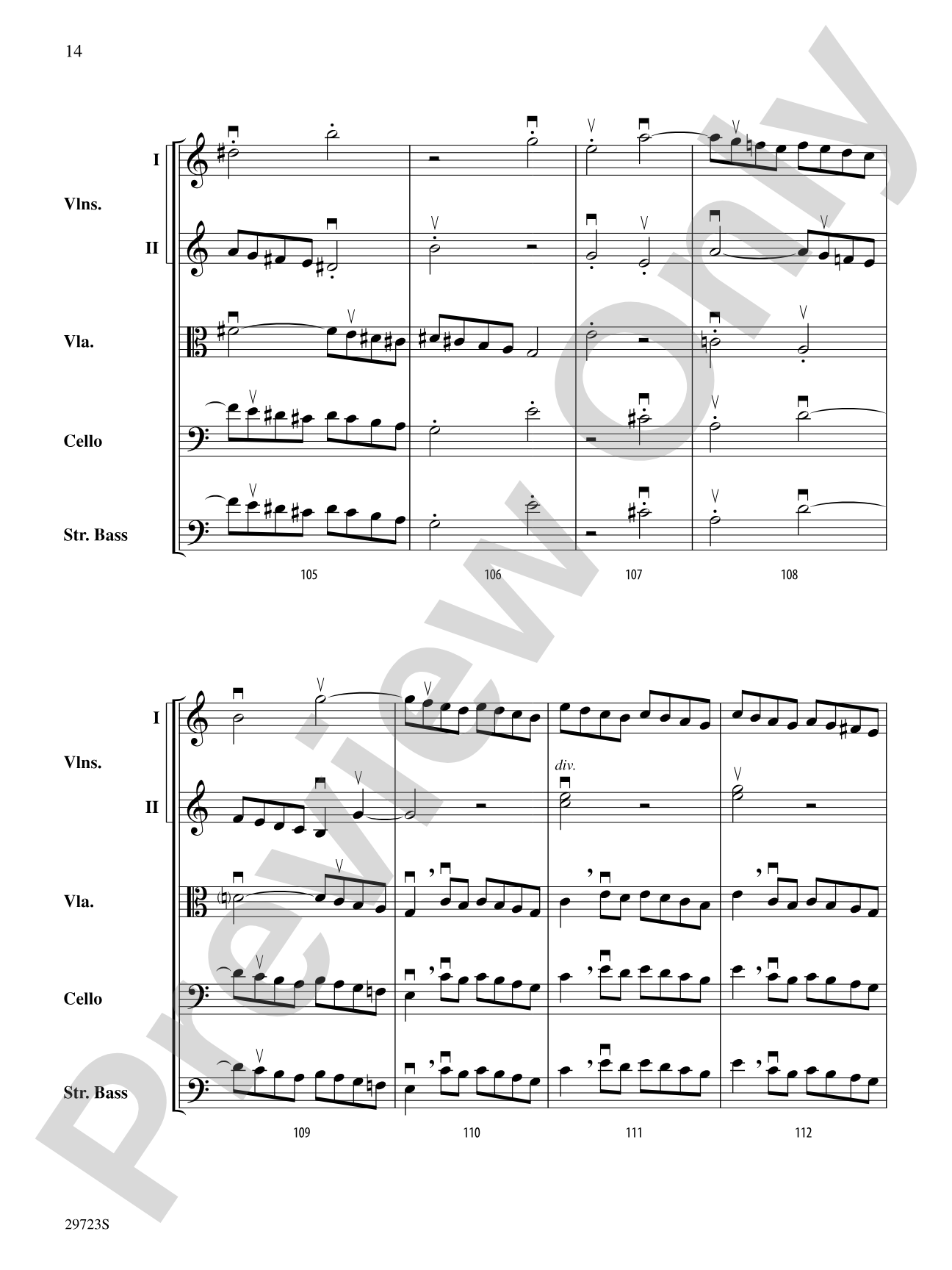 Symphony No. 41: String Orchestra Conductor Score & Parts