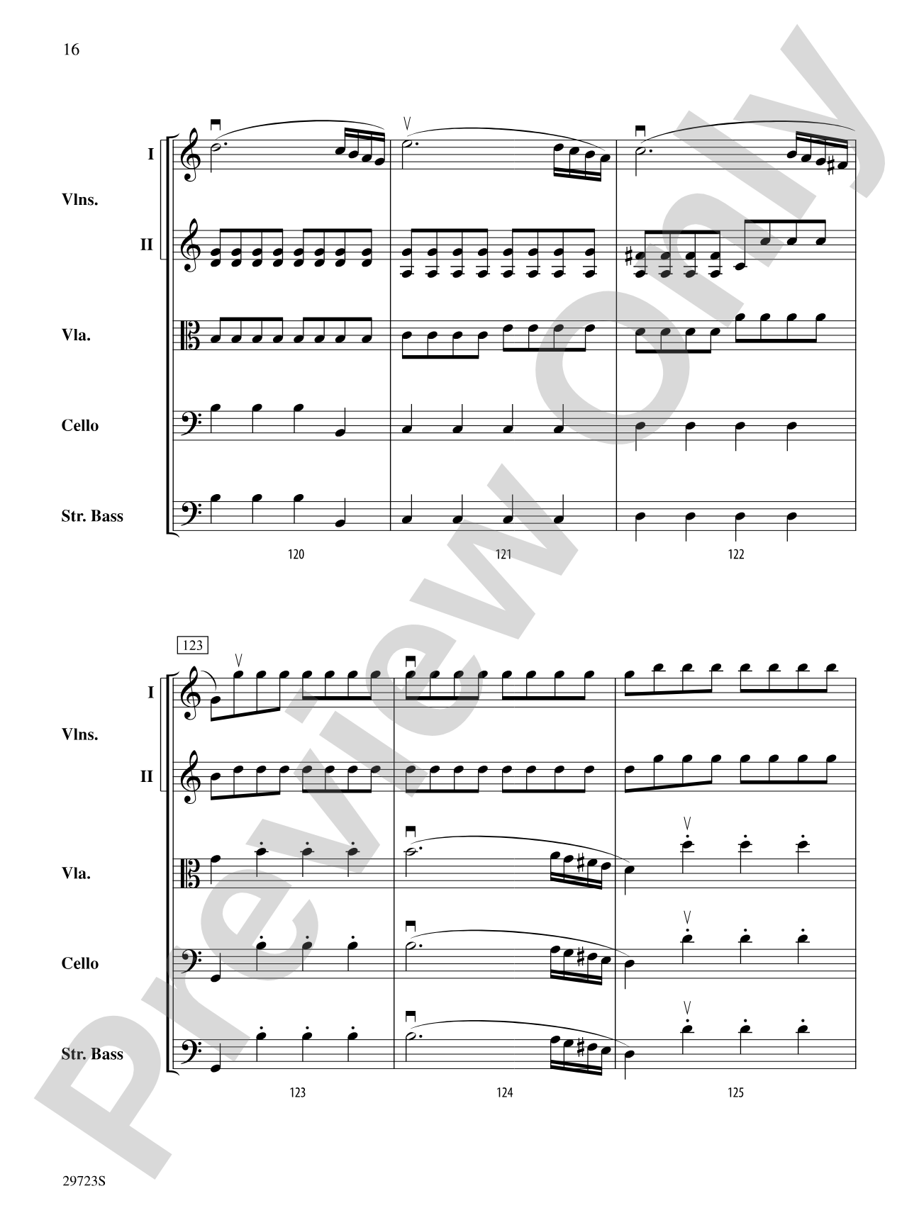Symphony No. 41: String Orchestra Conductor Score & Parts