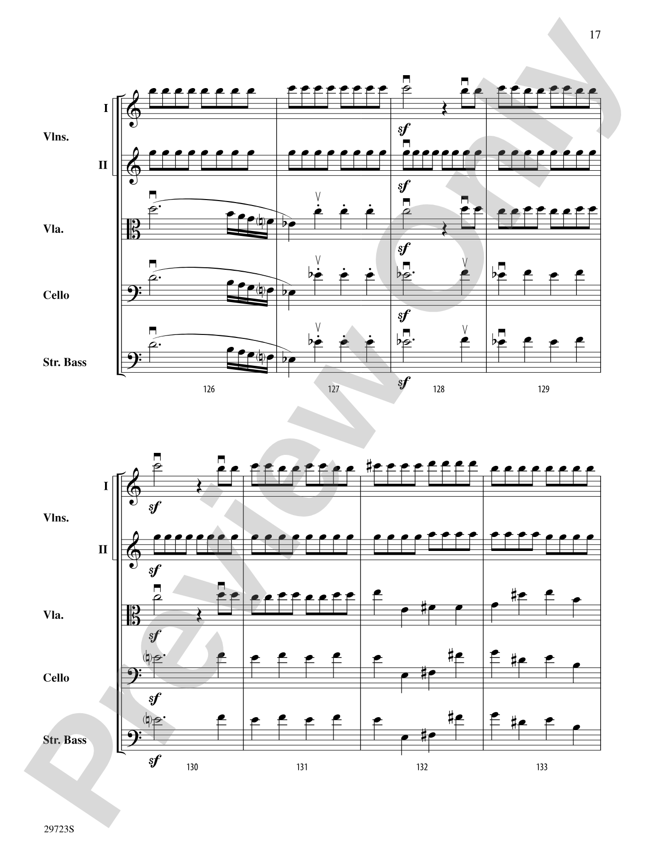 Symphony No. 41: String Orchestra Conductor Score & Parts