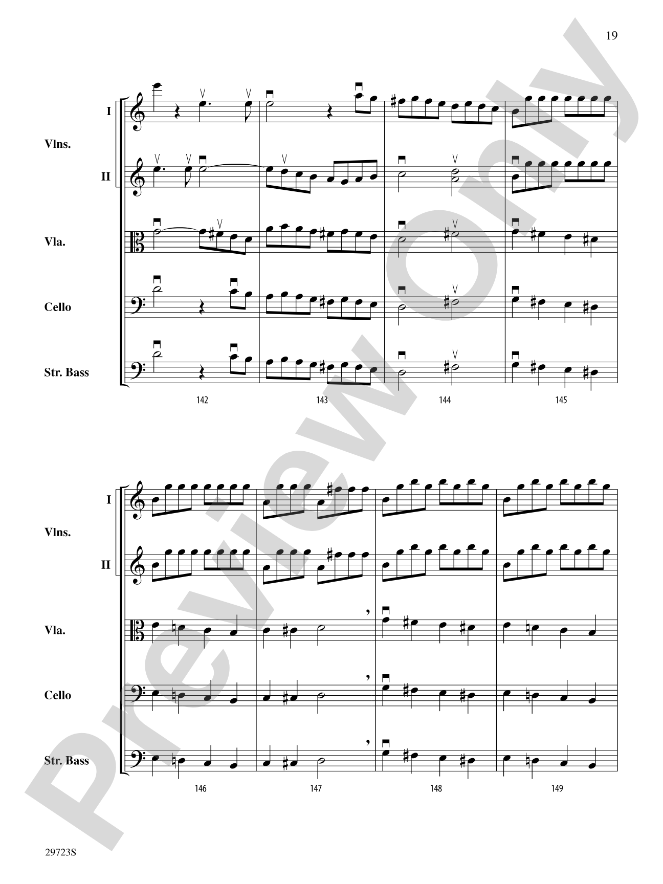 Symphony No. 41: String Orchestra Conductor Score & Parts