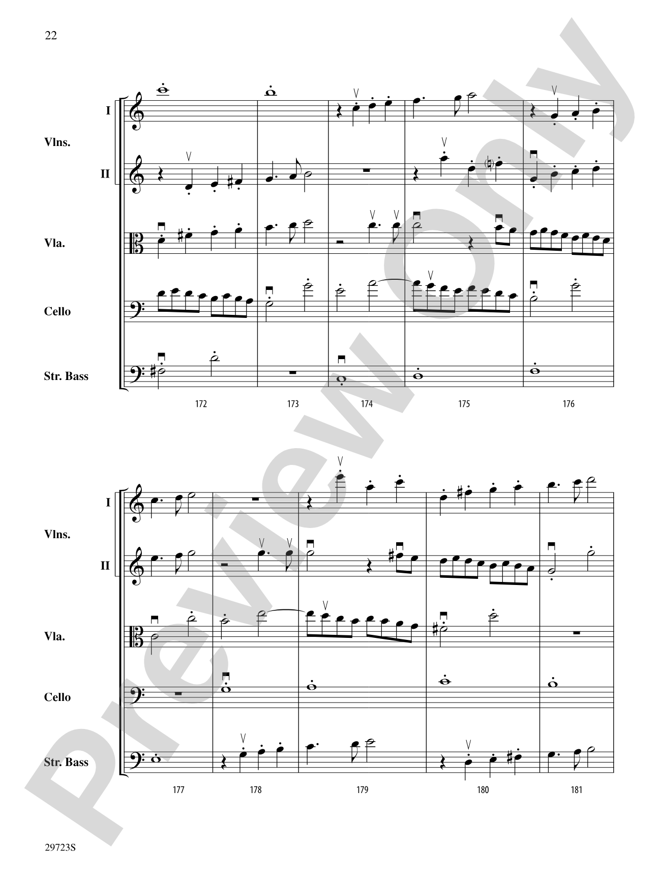 Symphony No. 41: String Orchestra Conductor Score & Parts
