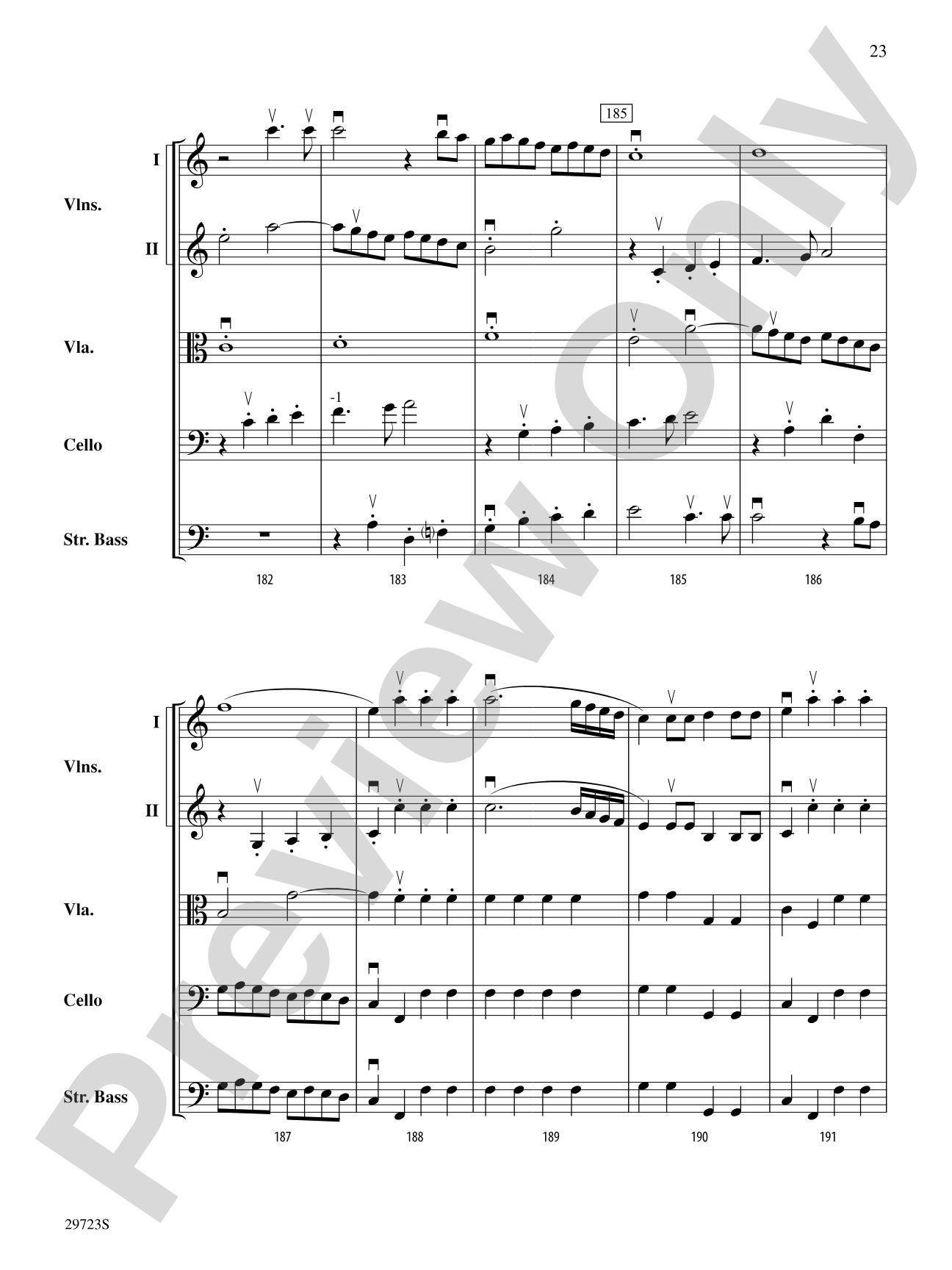 Symphony No. 41: String Orchestra Conductor Score & Parts