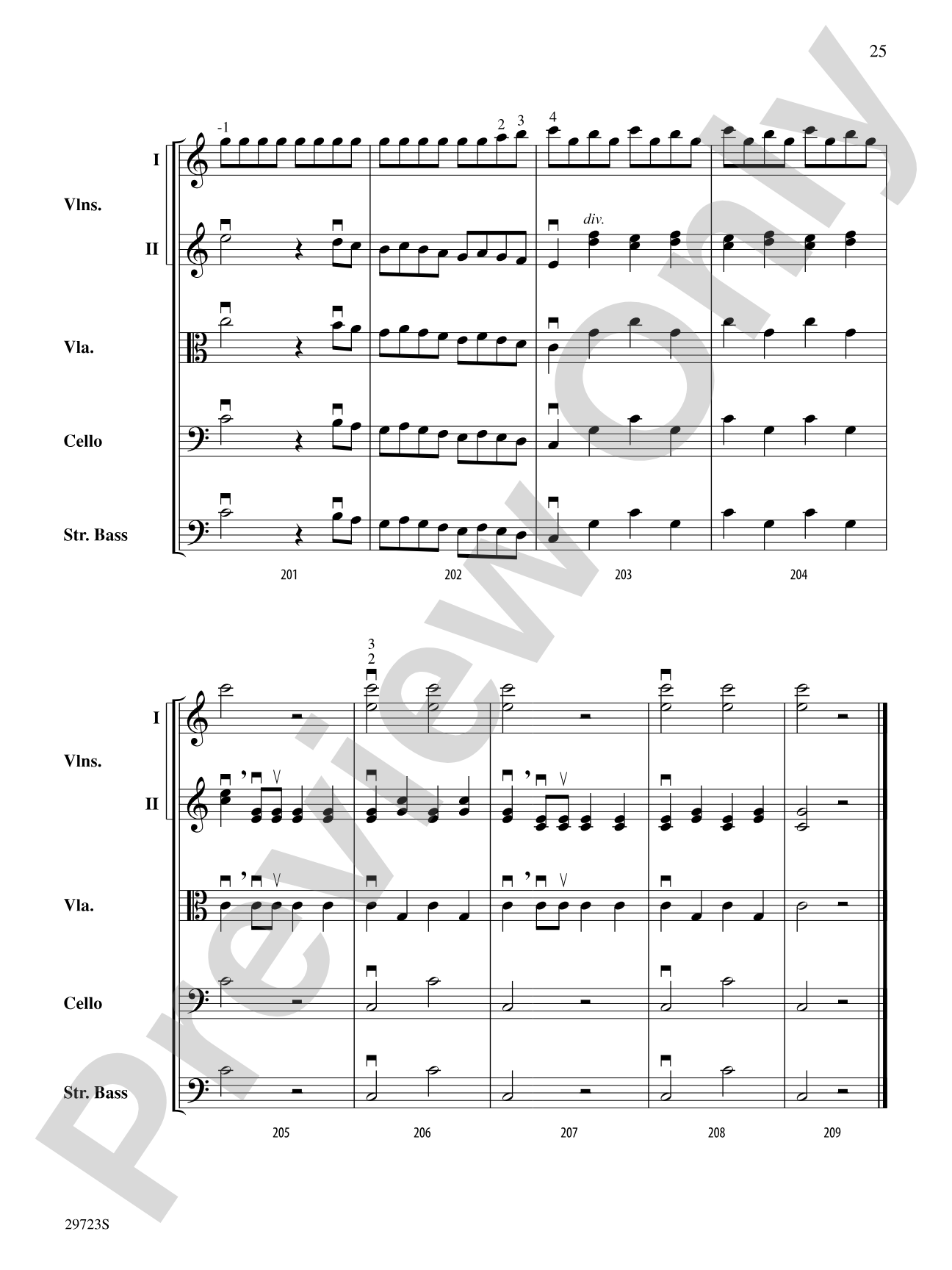 Symphony No. 41: String Orchestra Conductor Score & Parts