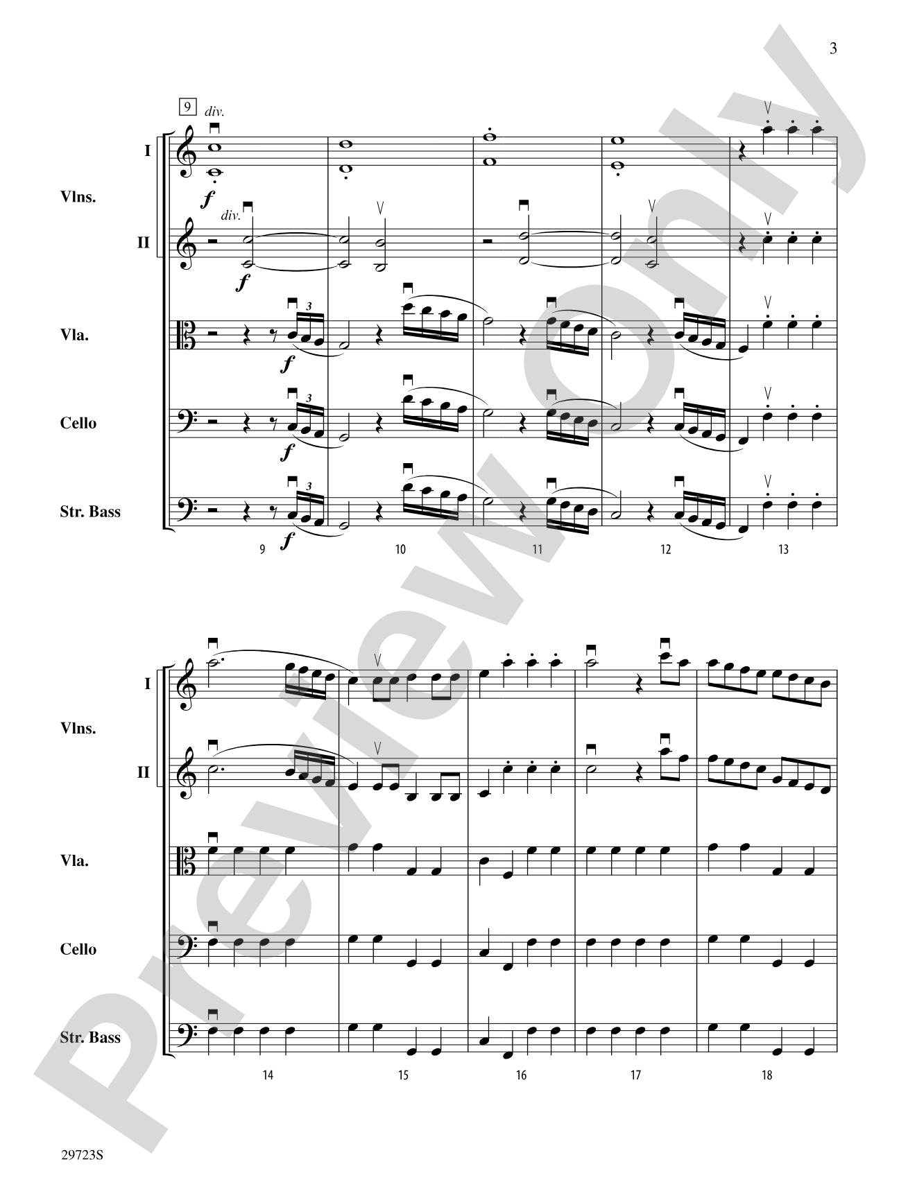 Symphony No. 41: String Orchestra Conductor Score & Parts