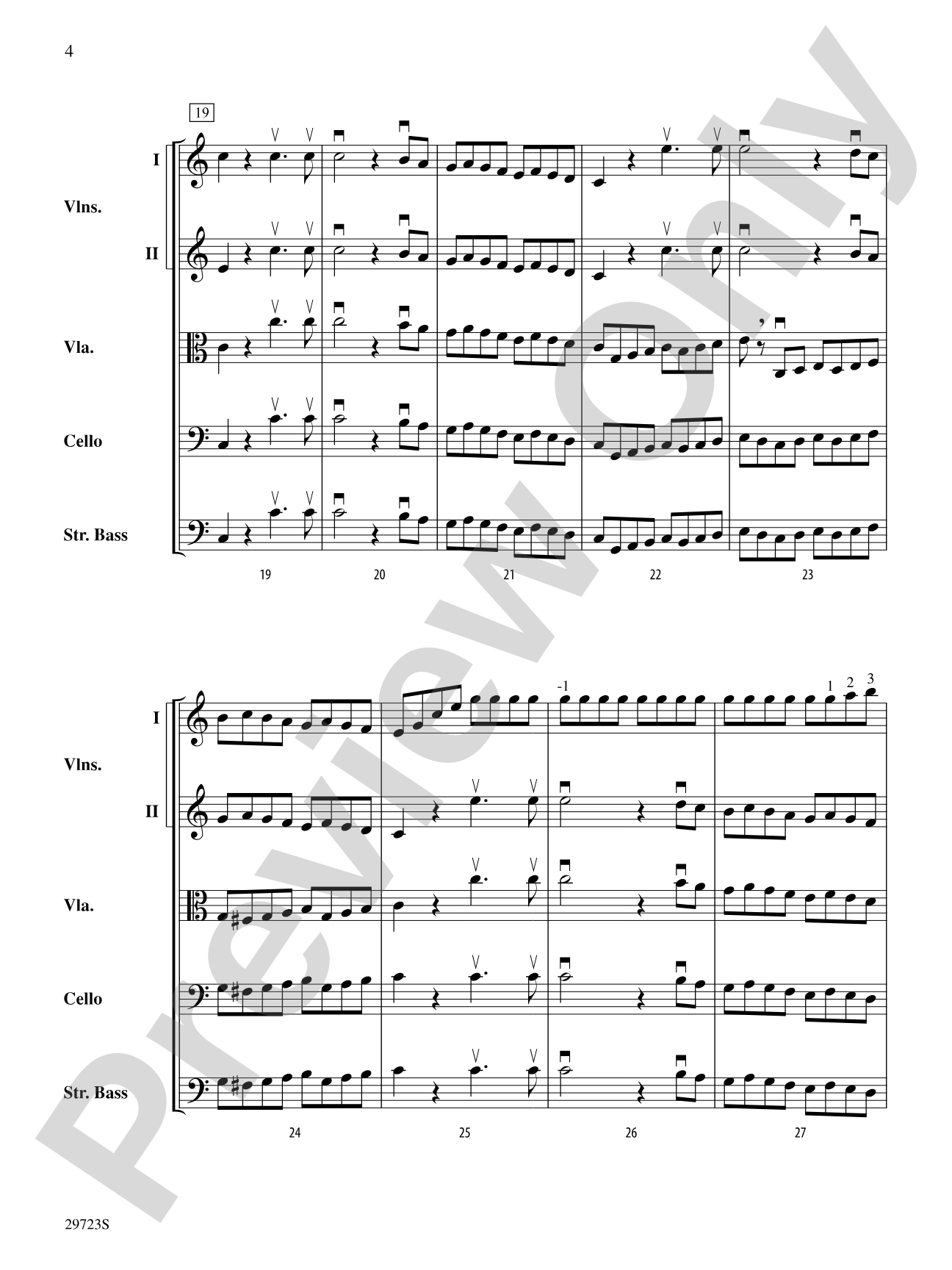 Symphony No. 41: String Orchestra Conductor Score & Parts