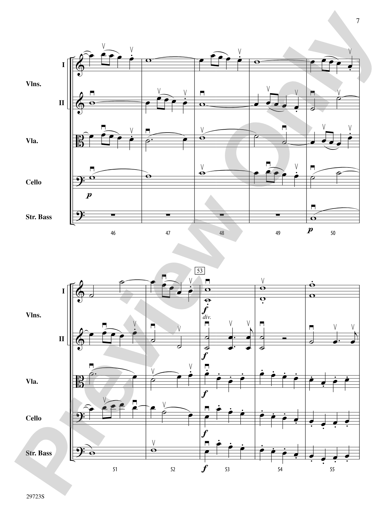 Symphony No. 41: String Orchestra Conductor Score & Parts
