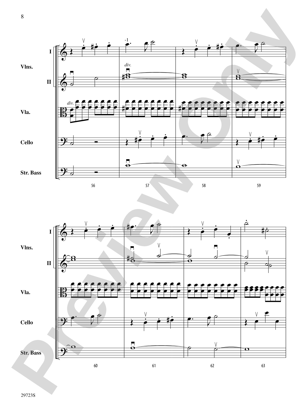 Symphony No. 41: String Orchestra Conductor Score & Parts