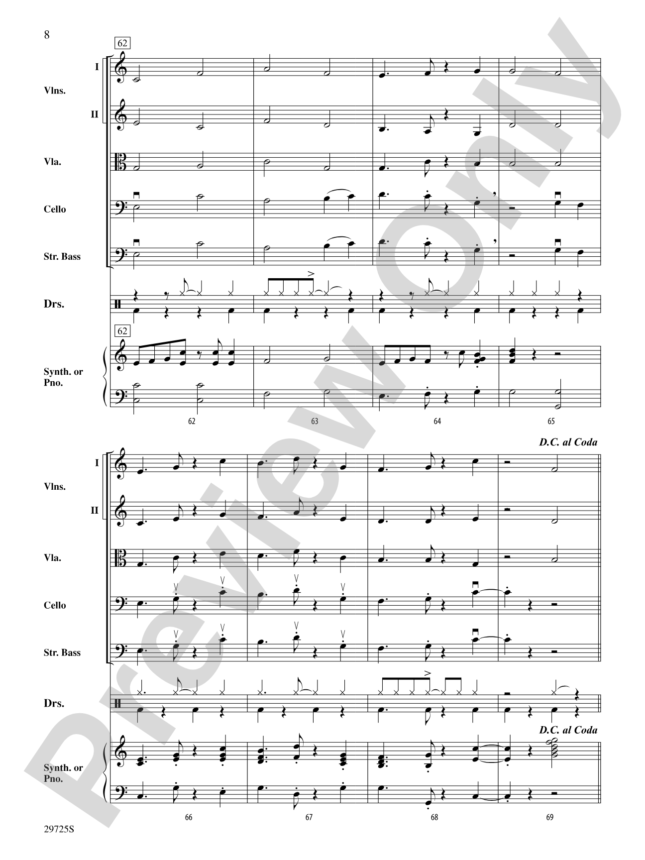 A Breeze in the Keys: Score