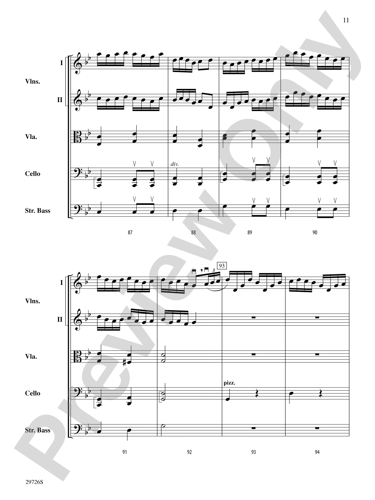 Fantasy on Simple Gifts: String Orchestra Conductor Score & Parts