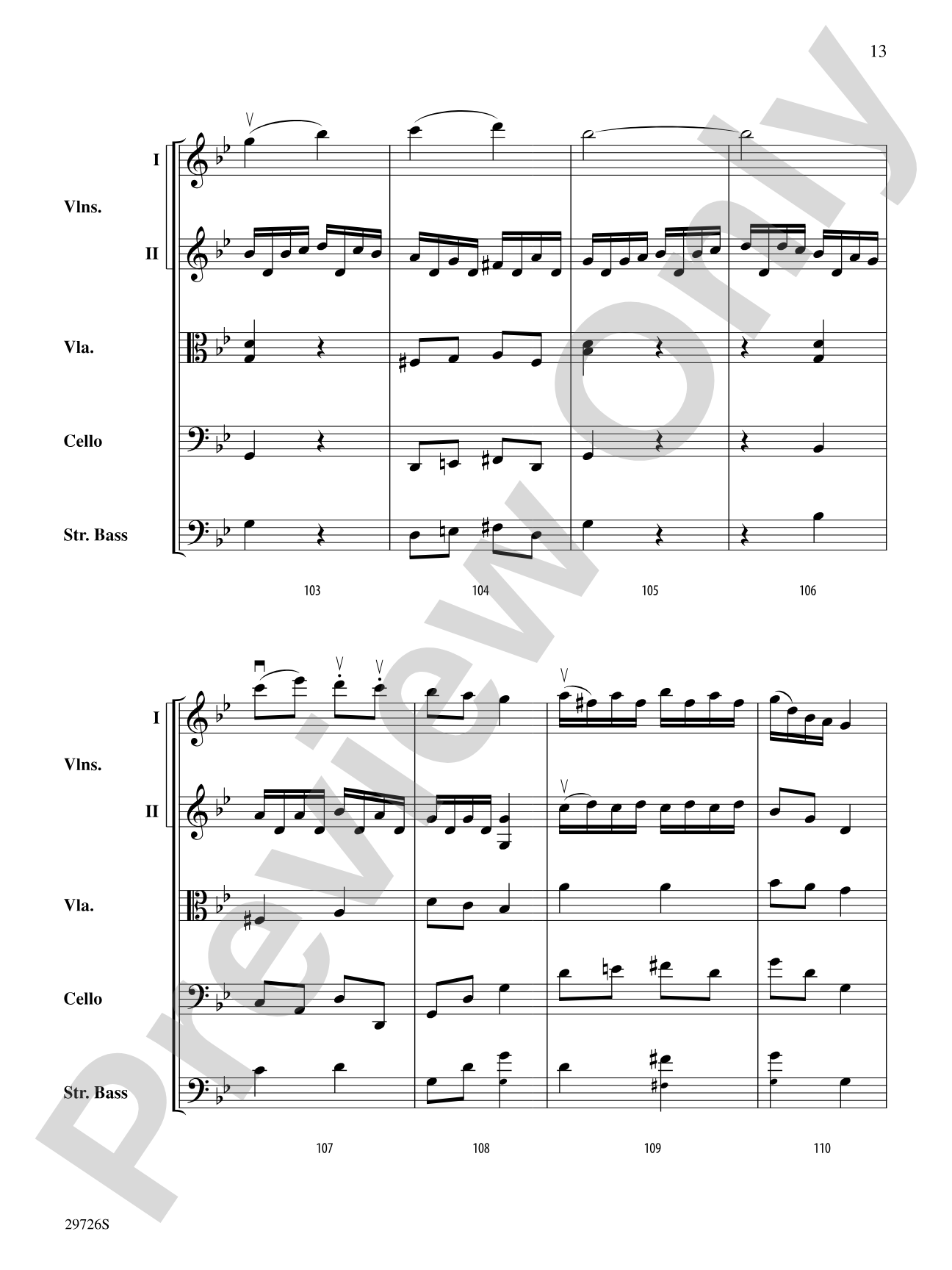 Fantasy on Simple Gifts: String Orchestra Conductor Score & Parts