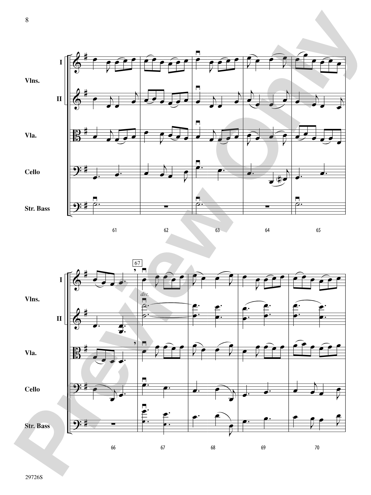 Fantasy on Simple Gifts: String Orchestra Conductor Score & Parts