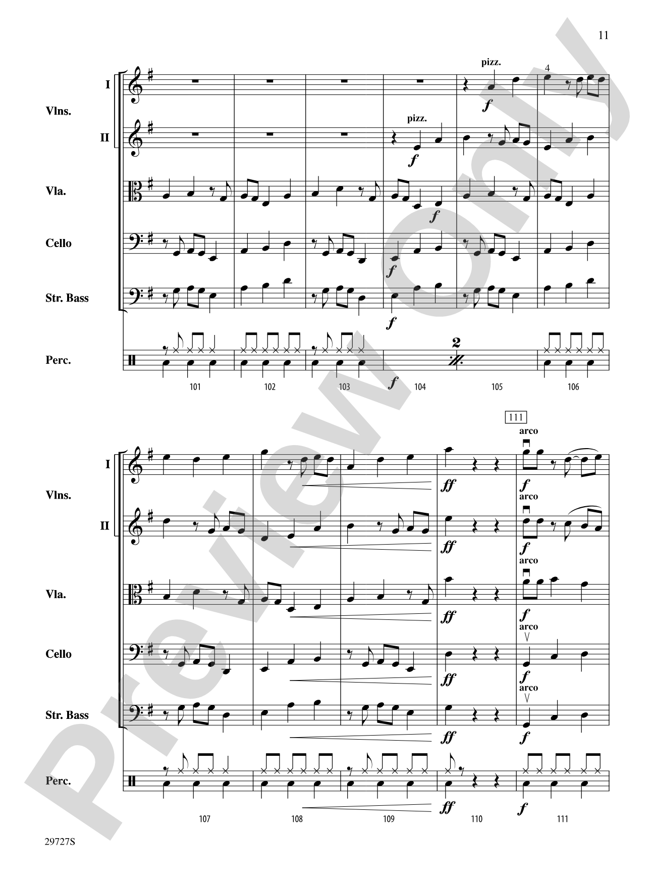 Interplay: String Orchestra Conductor Score & Parts