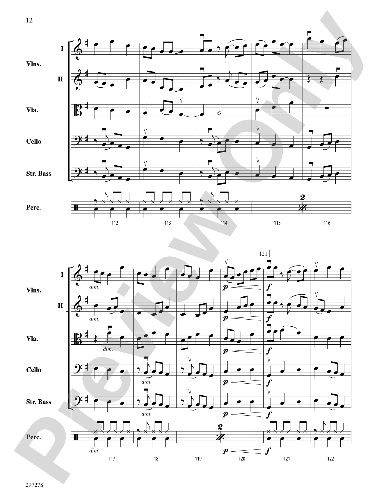 Interplay: String Orchestra Conductor Score & Parts