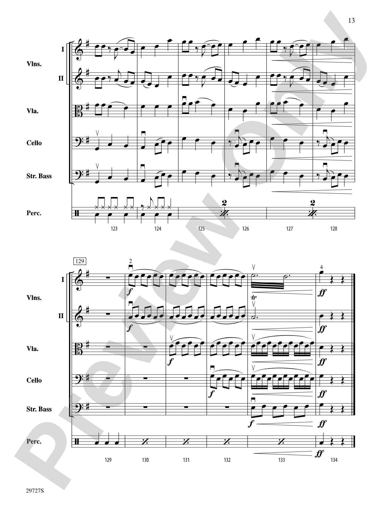 Interplay: String Orchestra Conductor Score & Parts