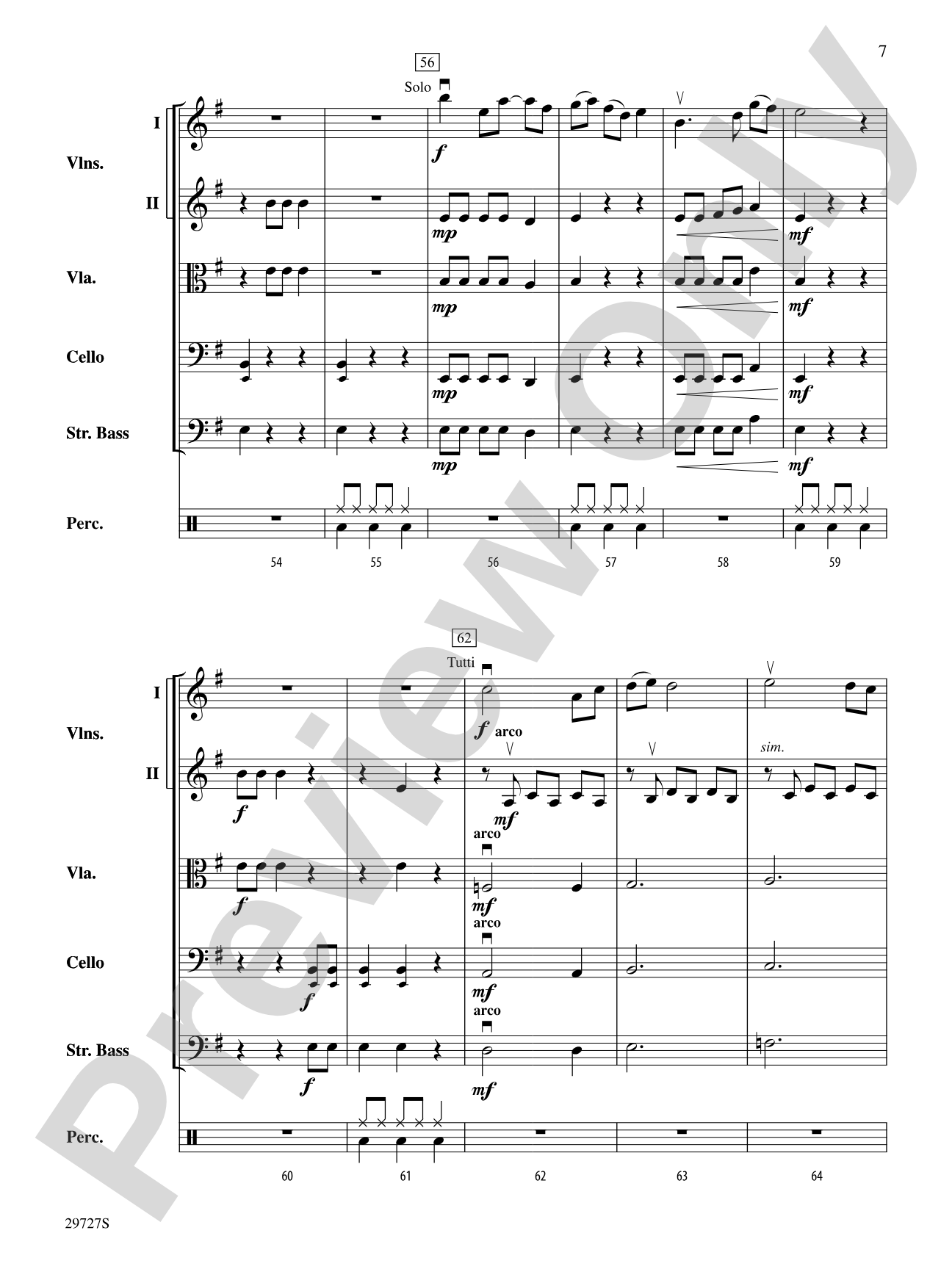 Interplay: String Orchestra Conductor Score & Parts