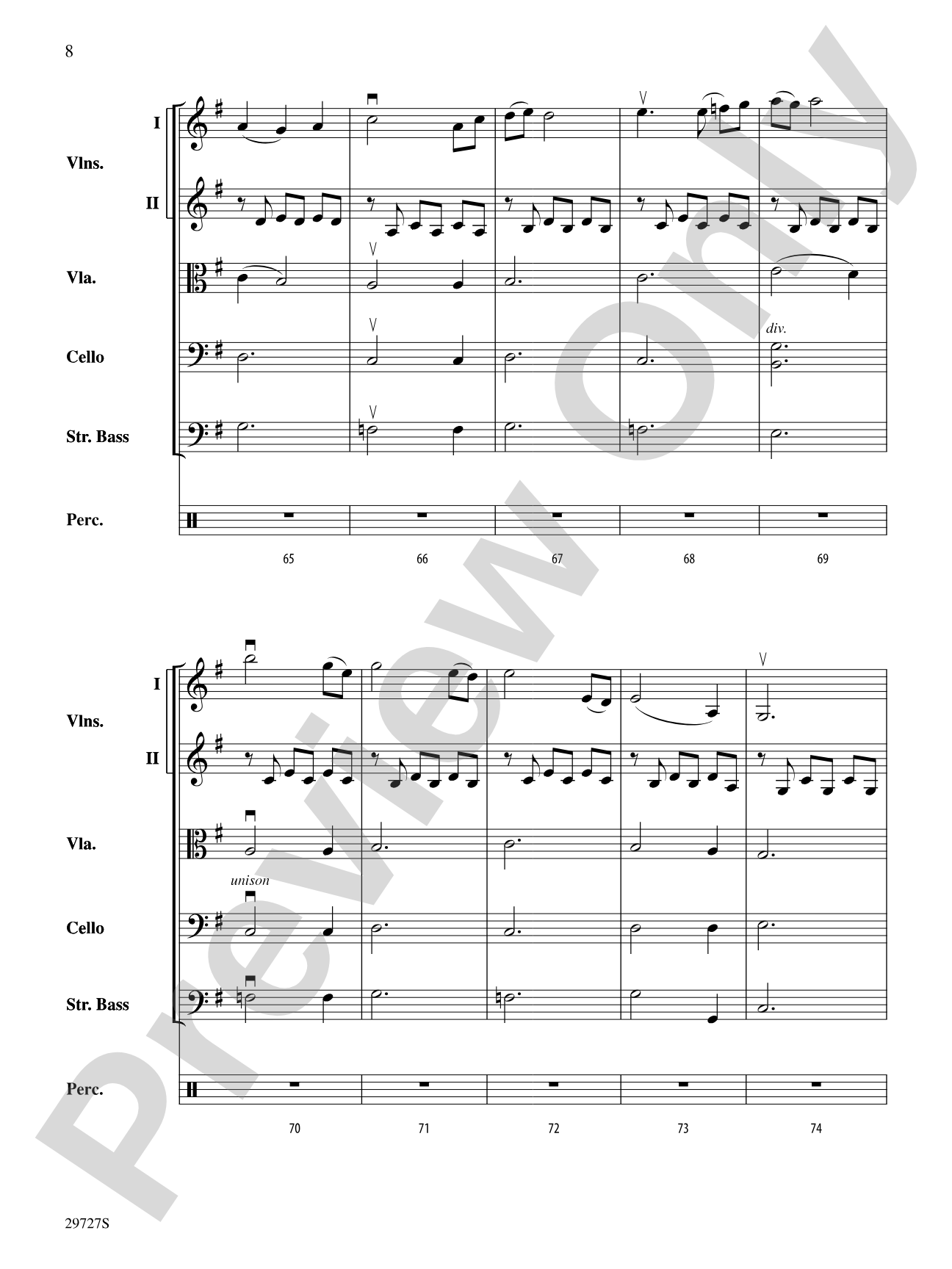 Interplay: String Orchestra Conductor Score & Parts