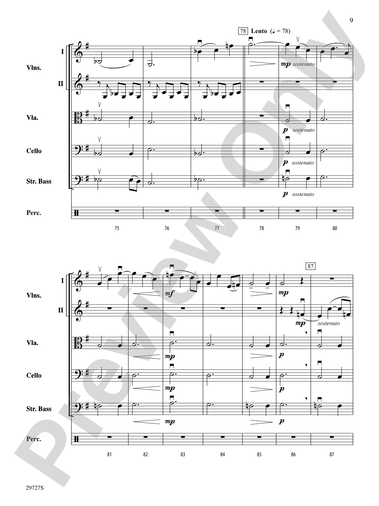 Interplay: String Orchestra Conductor Score & Parts