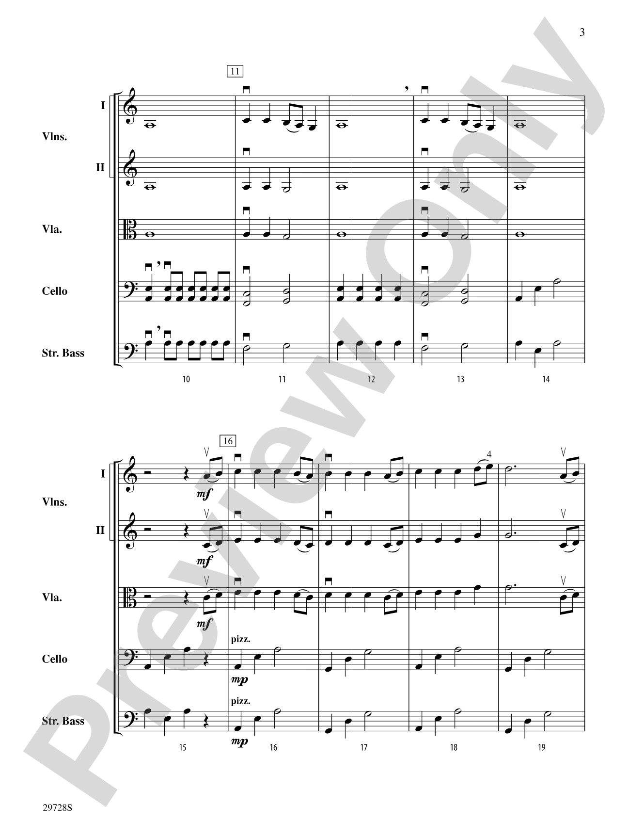 Eagle's Pride: String Orchestra Conductor Score & Parts