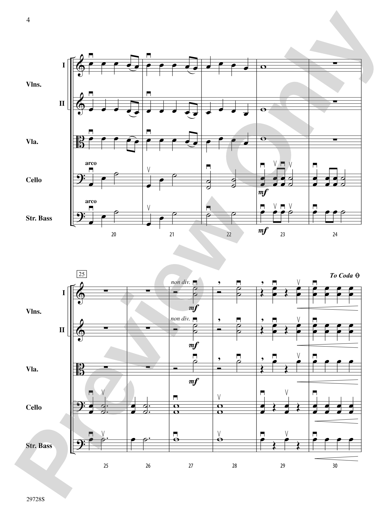 Eagle's Pride: String Orchestra Conductor Score & Parts