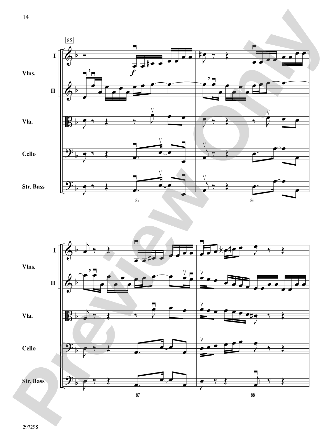 Ghosts of Brandenburg: String Orchestra Conductor Score & Parts