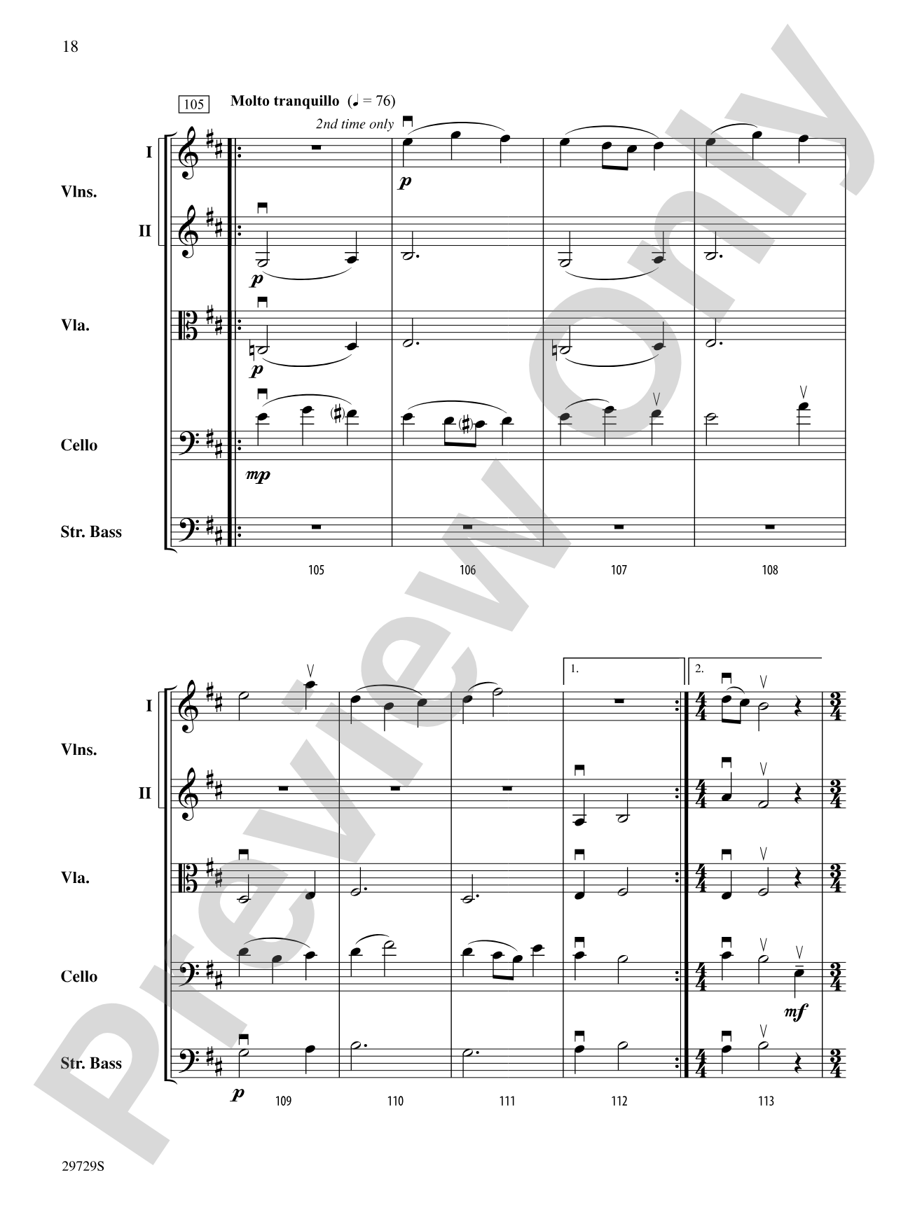 Ghosts of Brandenburg: String Orchestra Conductor Score & Parts