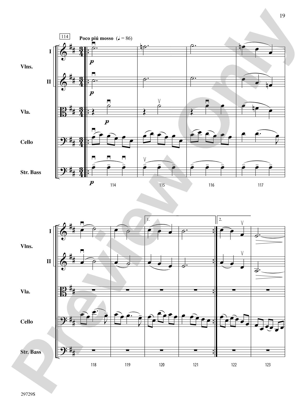 Ghosts of Brandenburg: String Orchestra Conductor Score & Parts