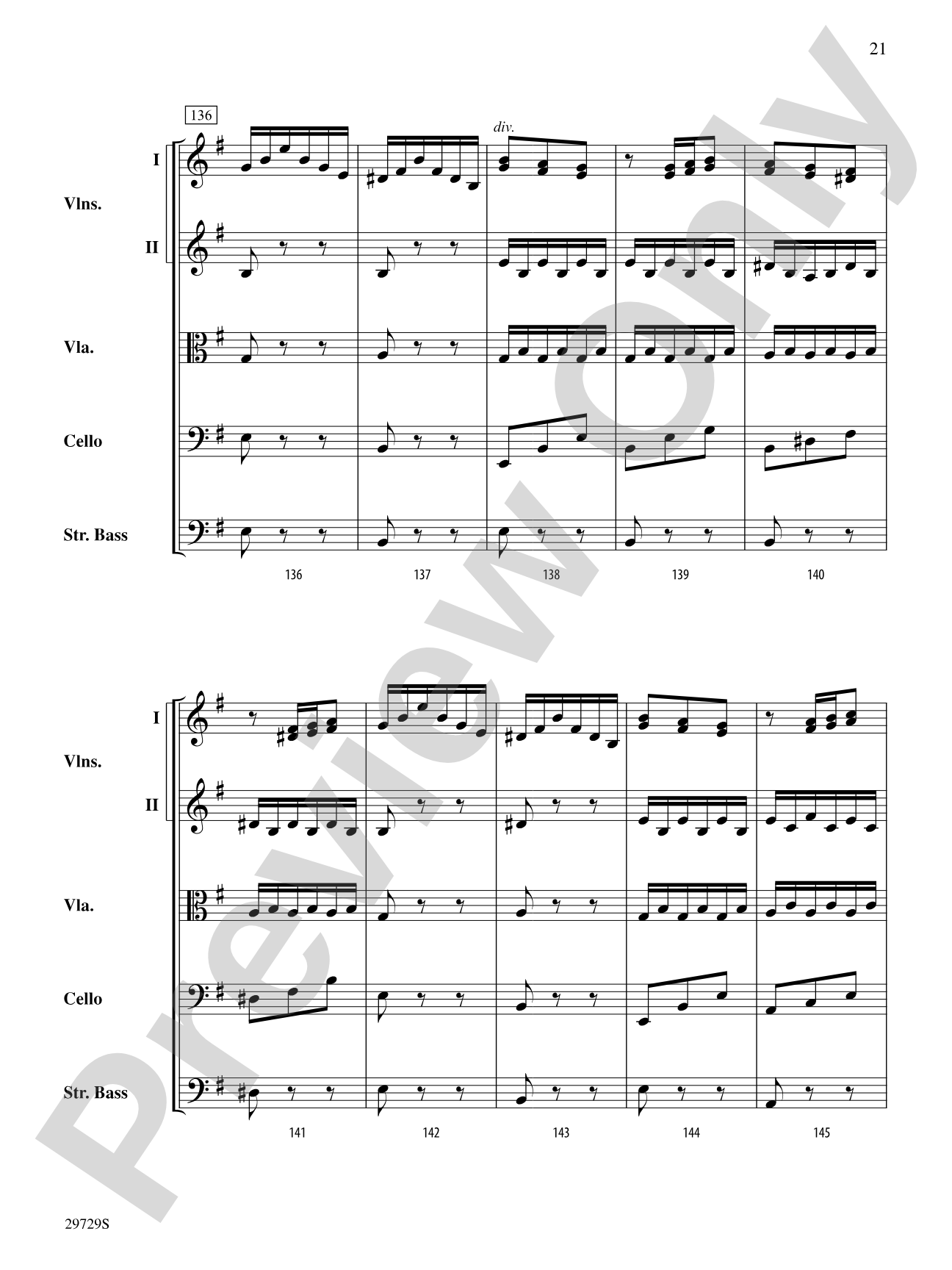 Ghosts of Brandenburg: String Orchestra Conductor Score & Parts