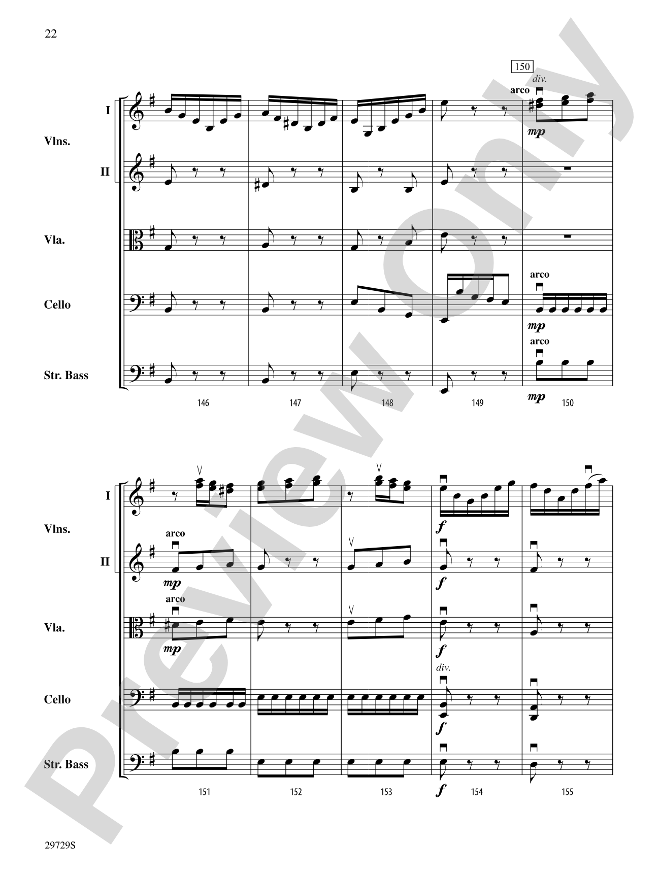 Ghosts of Brandenburg: String Orchestra Conductor Score & Parts