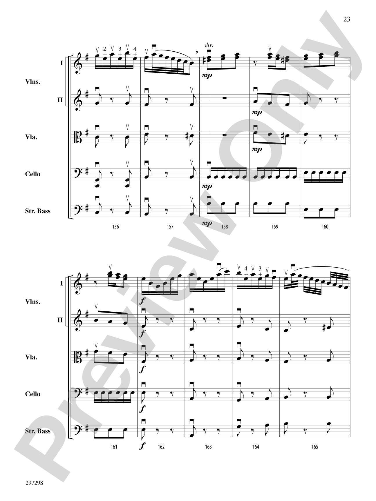 Ghosts of Brandenburg: String Orchestra Conductor Score & Parts