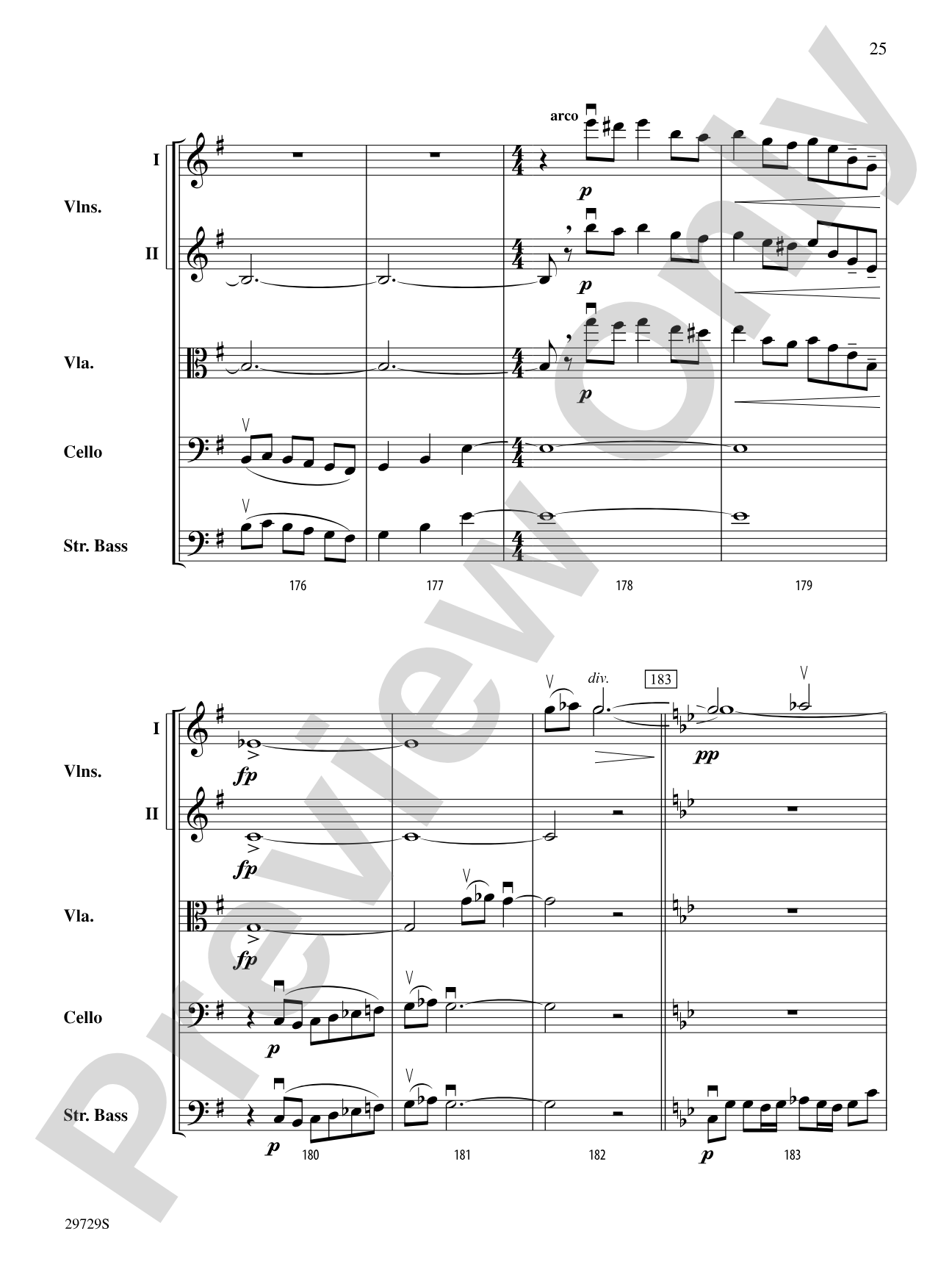 Ghosts of Brandenburg: String Orchestra Conductor Score & Parts