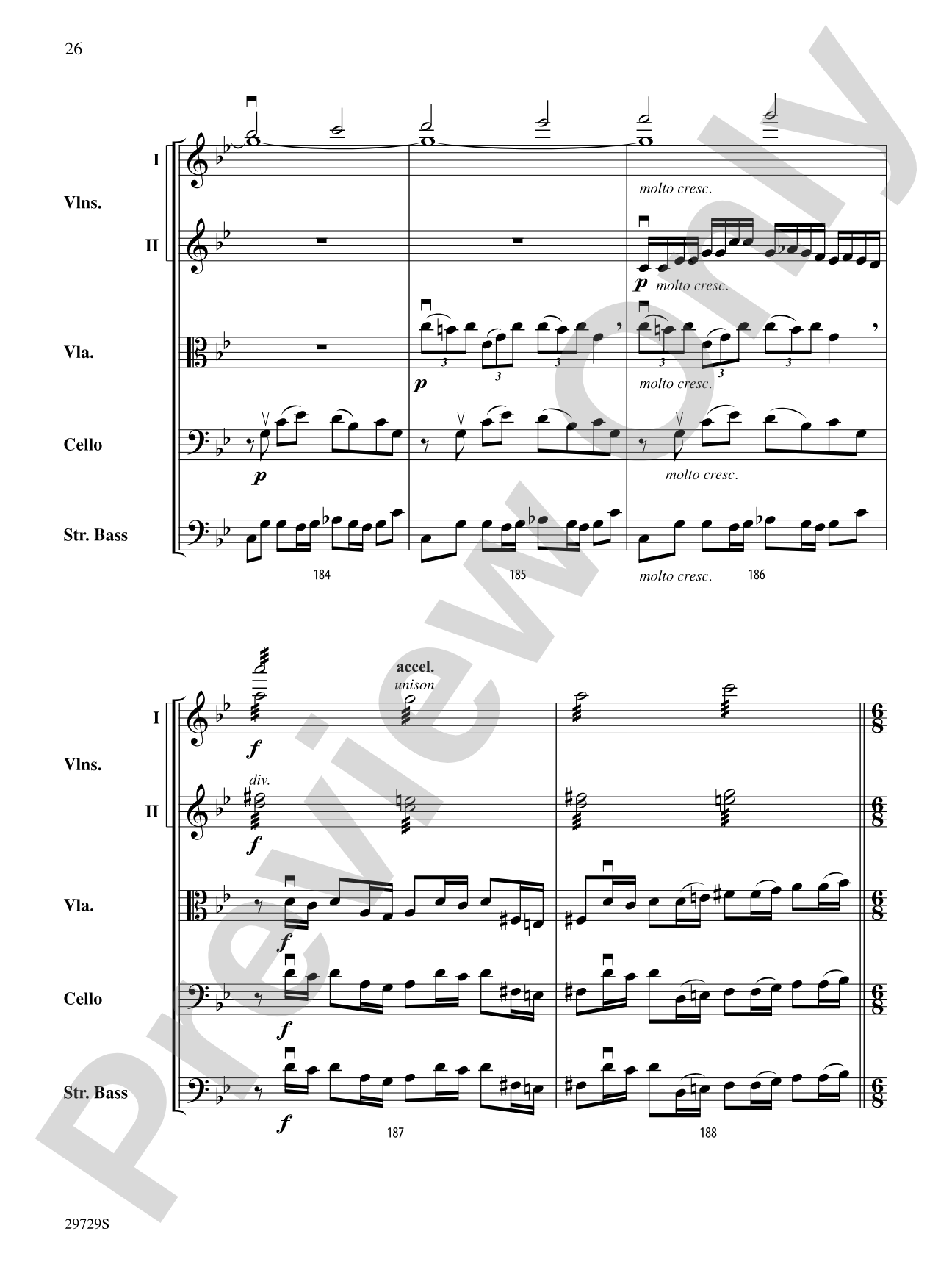 Ghosts of Brandenburg: String Orchestra Conductor Score & Parts
