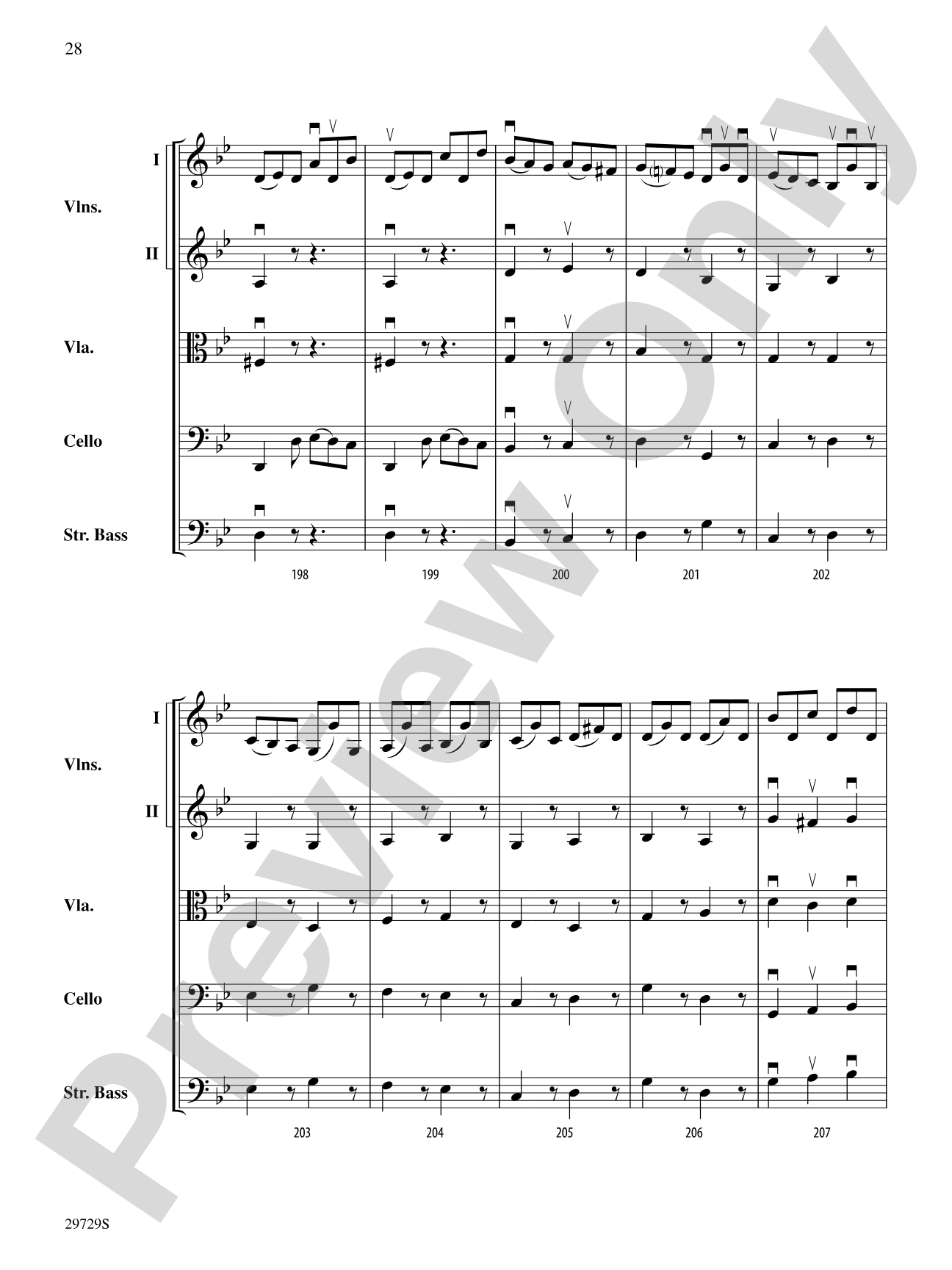 Ghosts of Brandenburg: String Orchestra Conductor Score & Parts