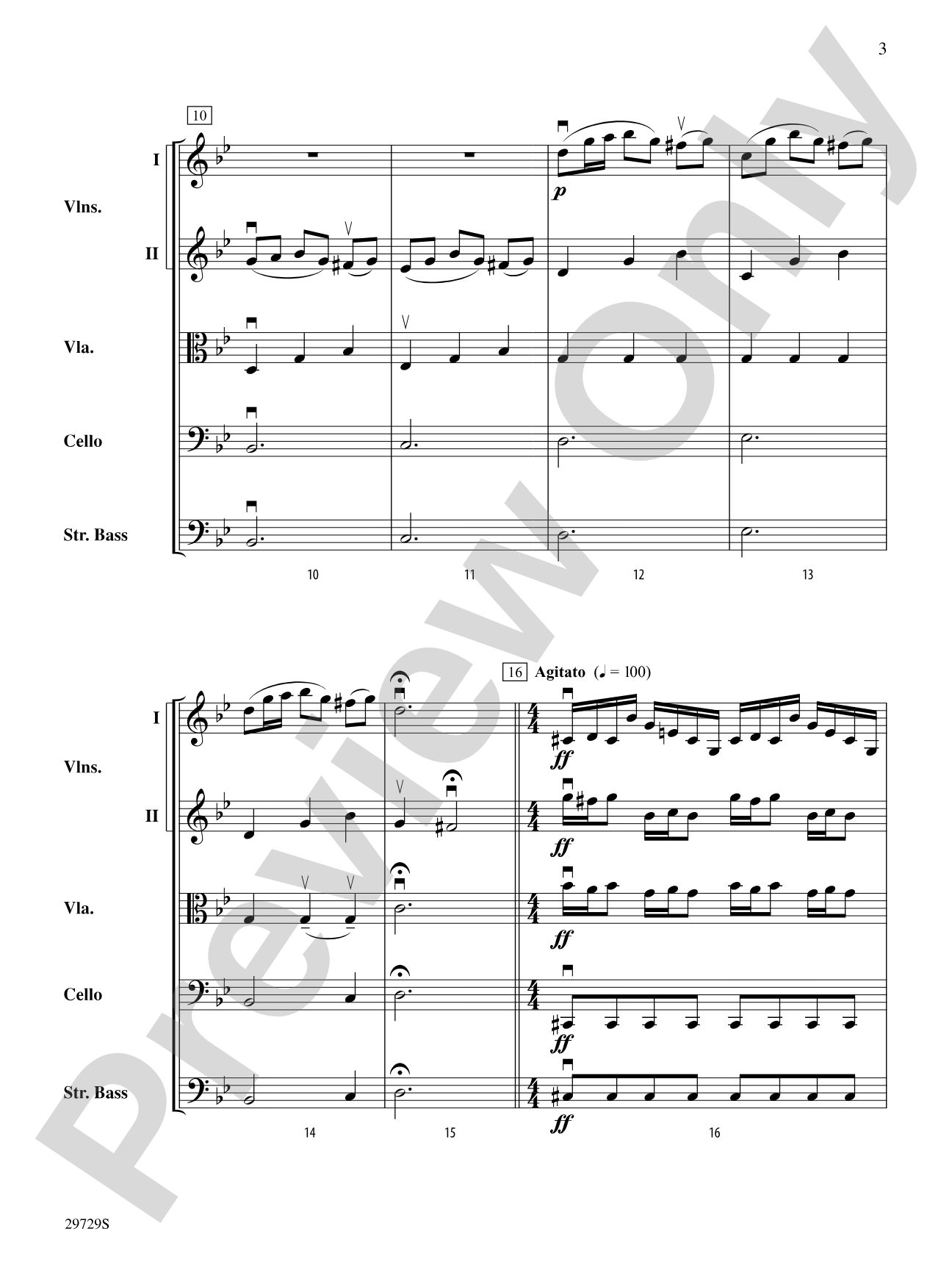 Ghosts of Brandenburg: String Orchestra Conductor Score & Parts