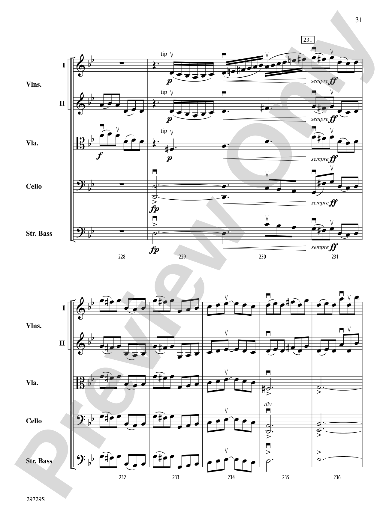Ghosts of Brandenburg: String Orchestra Conductor Score & Parts