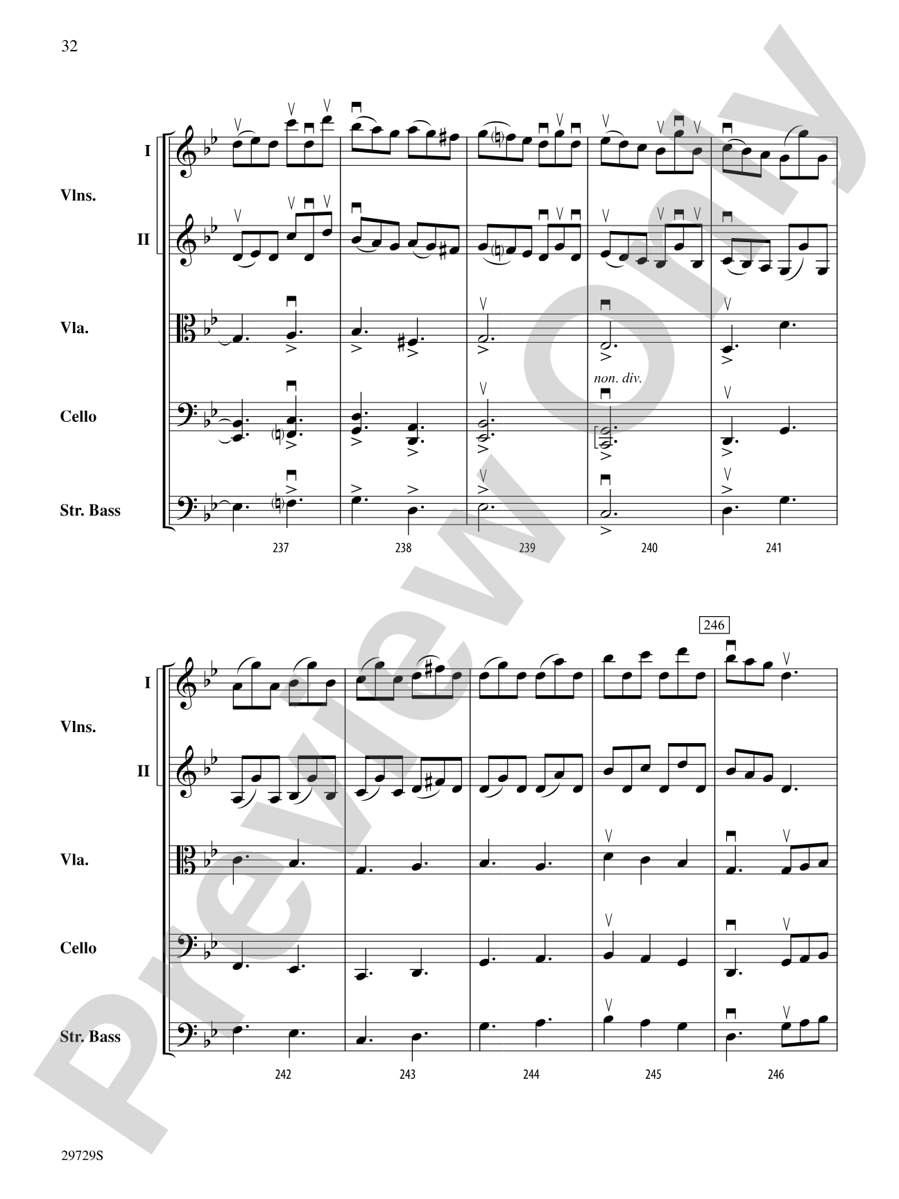 Ghosts of Brandenburg: String Orchestra Conductor Score & Parts