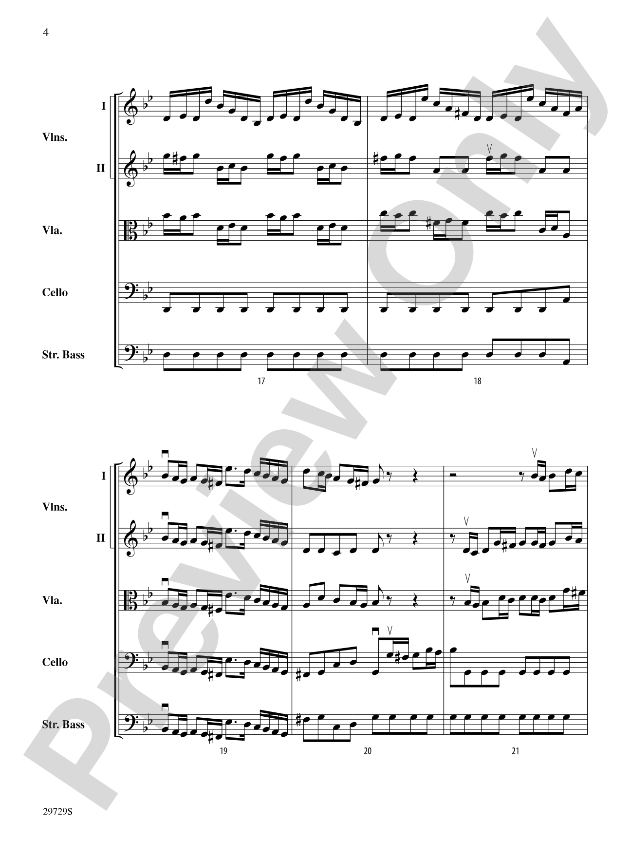 Ghosts of Brandenburg: String Orchestra Conductor Score & Parts