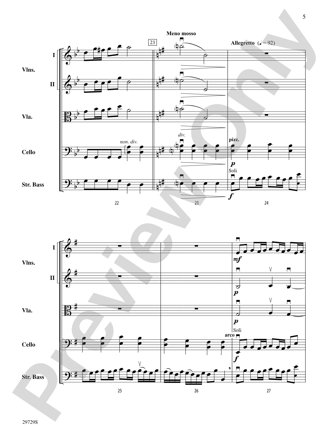 Ghosts of Brandenburg: String Orchestra Conductor Score & Parts