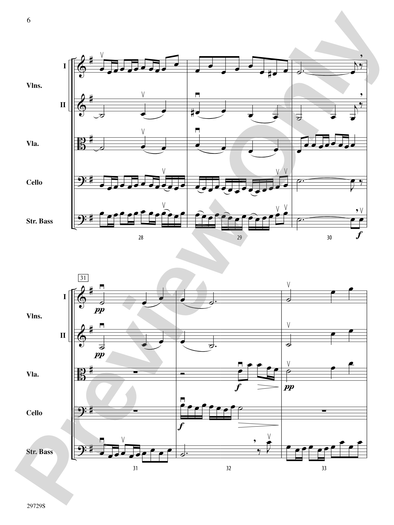 Ghosts of Brandenburg: String Orchestra Conductor Score & Parts