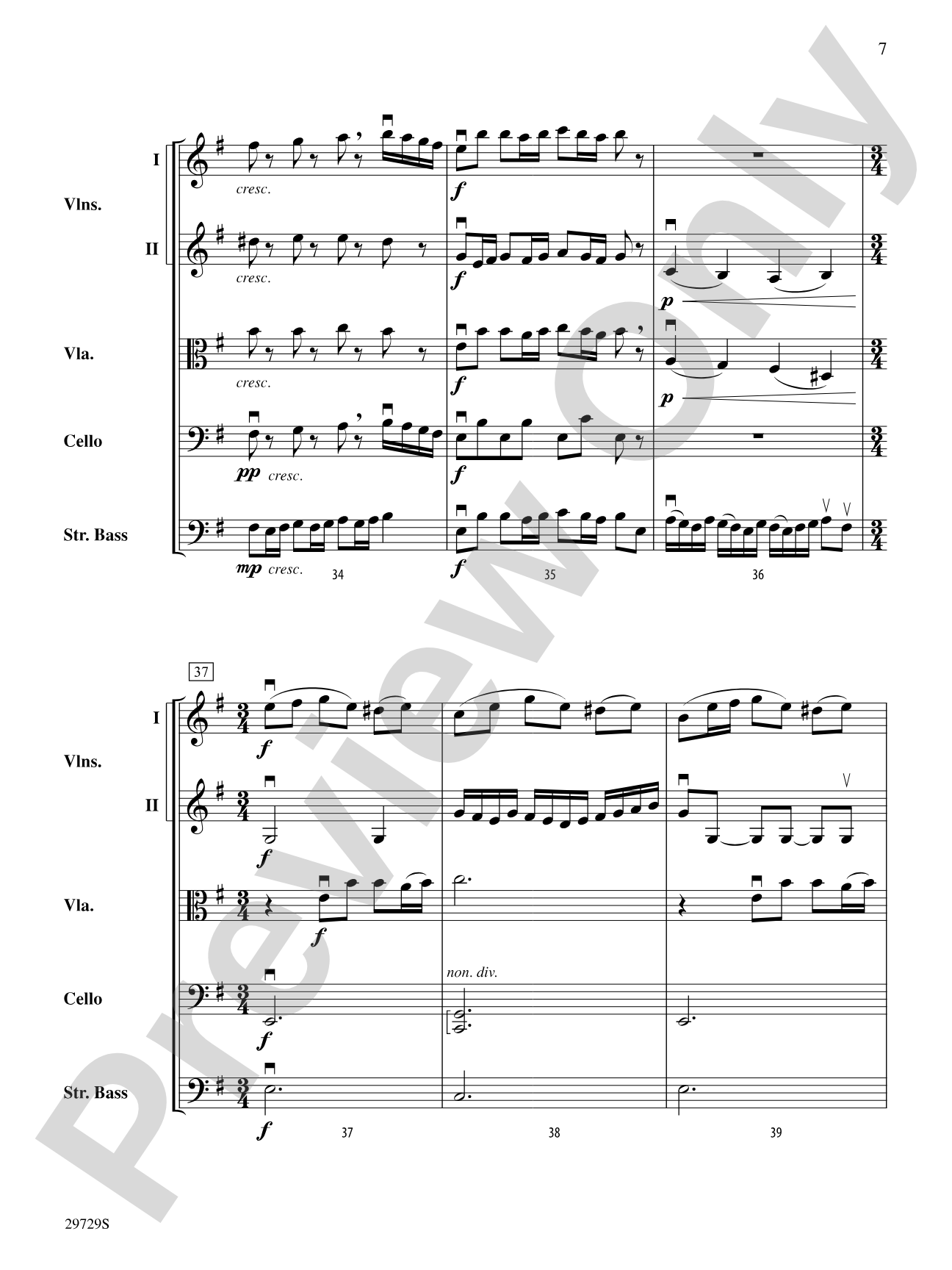 Ghosts of Brandenburg: String Orchestra Conductor Score & Parts