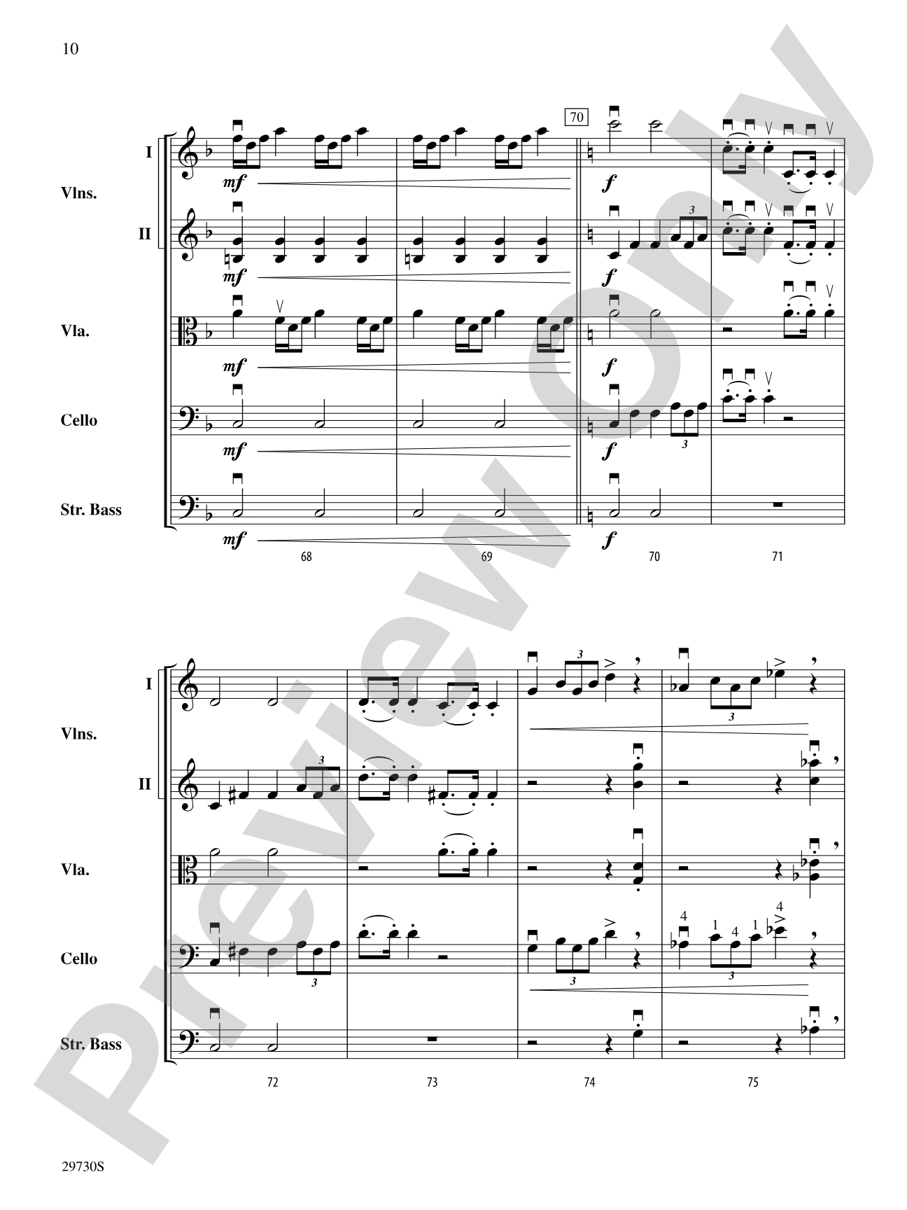 Homage March (from the incidental music to Sigurd Jorsalfar): String Orchestra Conductor Score & Parts