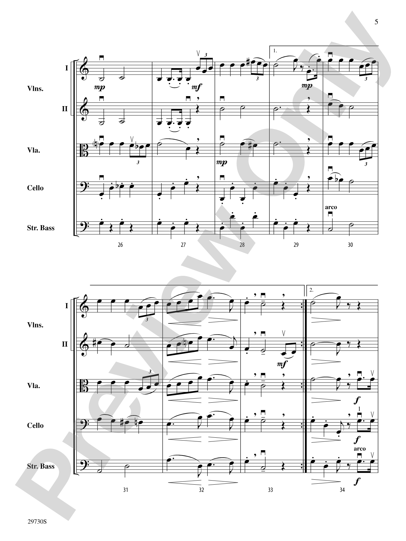 Homage March (from the incidental music to Sigurd Jorsalfar): String Orchestra Conductor Score & Parts