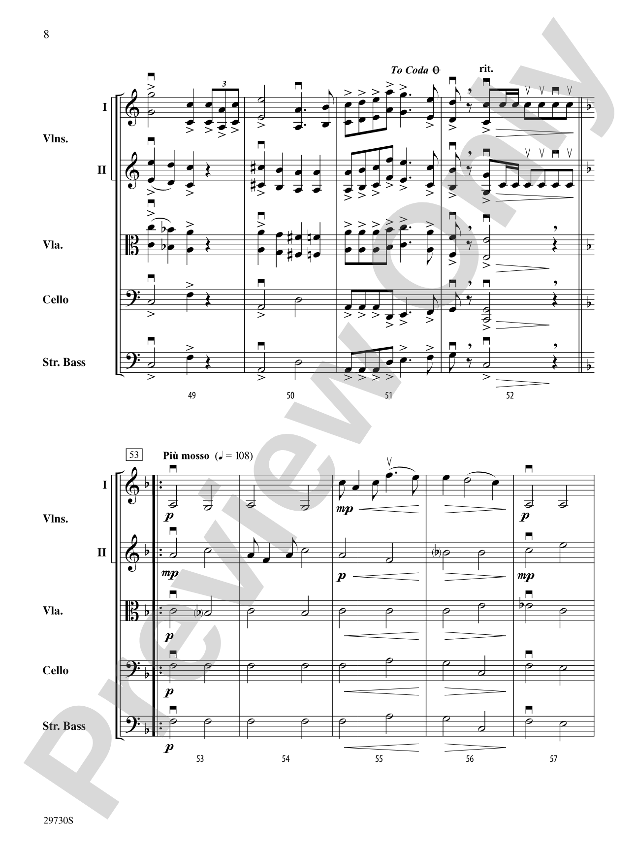 Homage March (from the incidental music to Sigurd Jorsalfar): String Orchestra Conductor Score & Parts