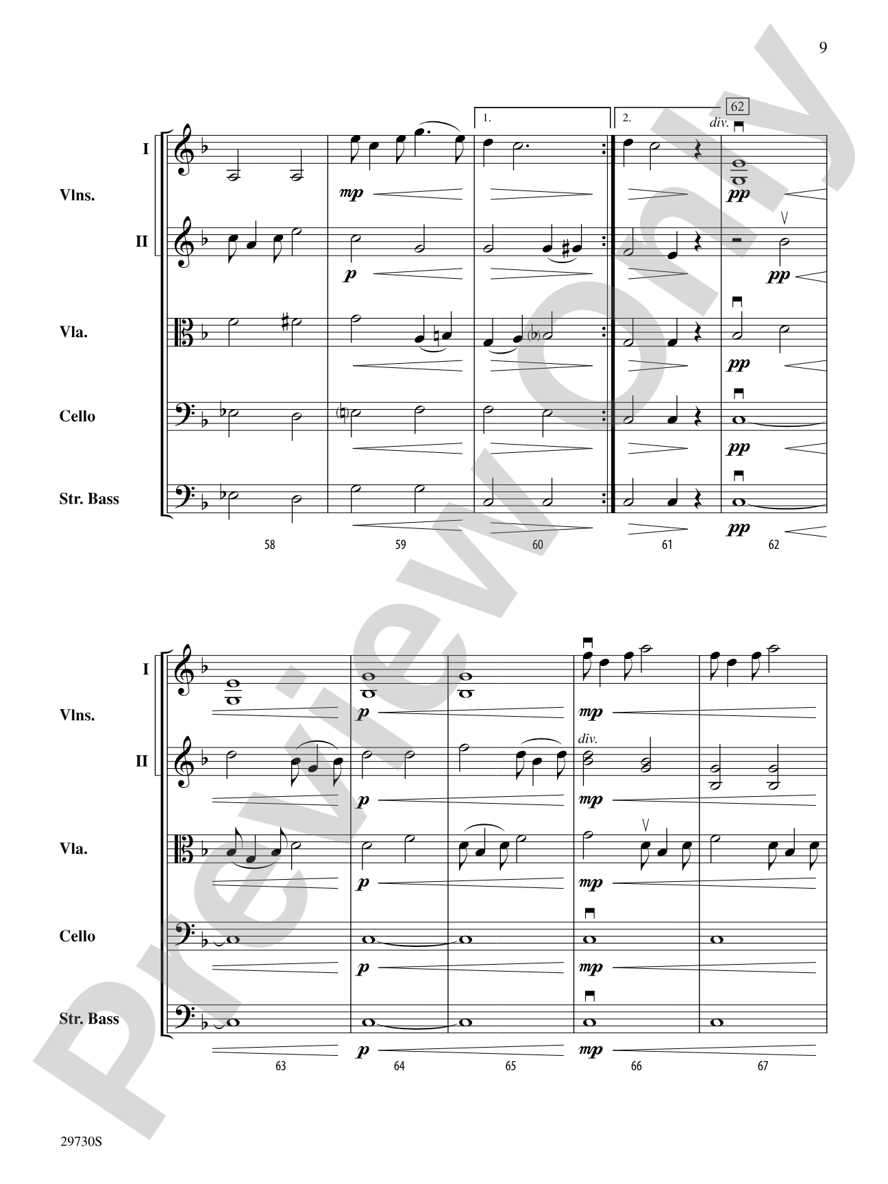 Homage March (from the incidental music to Sigurd Jorsalfar): String Orchestra Conductor Score & Parts