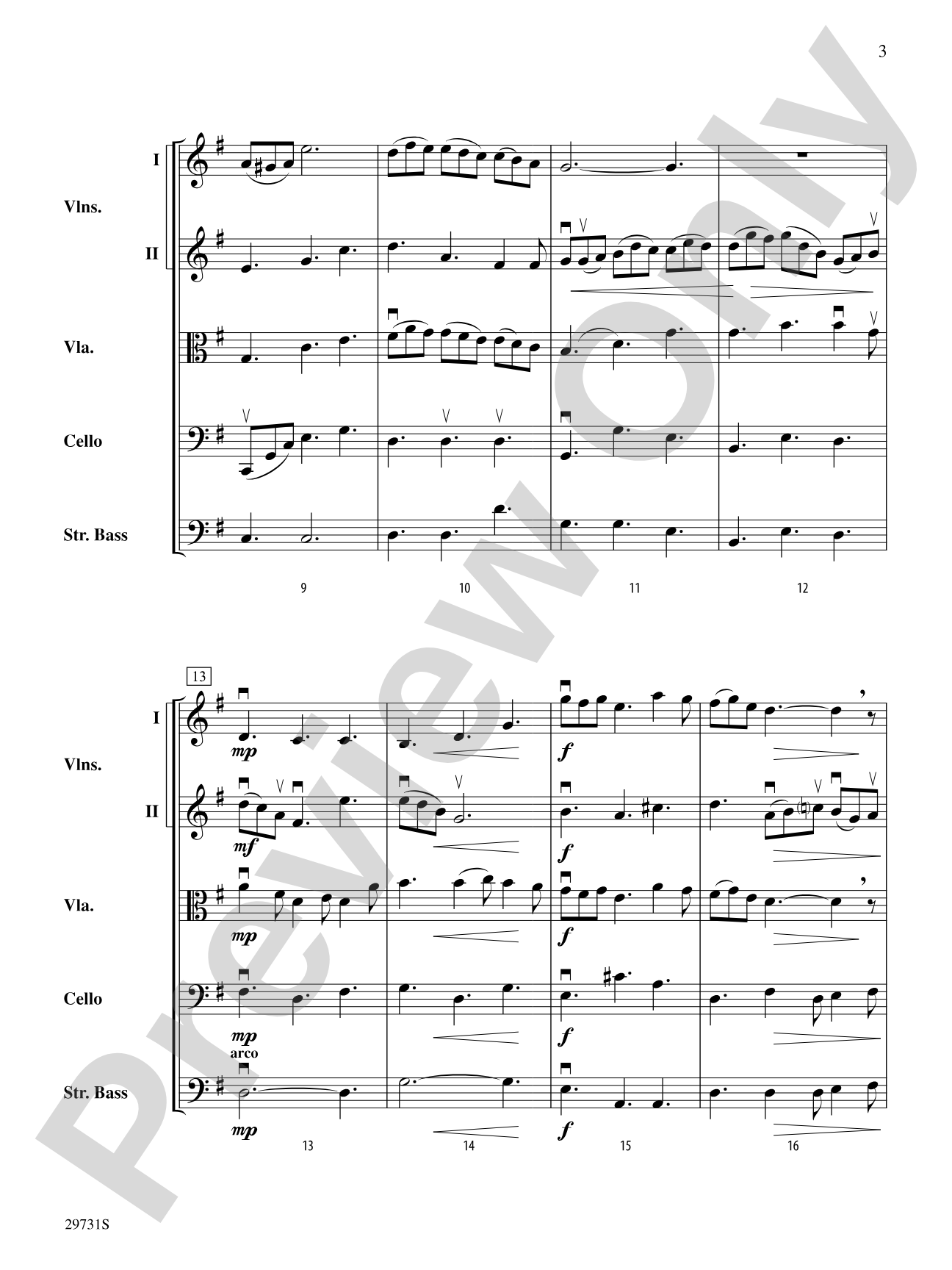 Beautiful Dreamer: String Orchestra Conductor Score & Parts