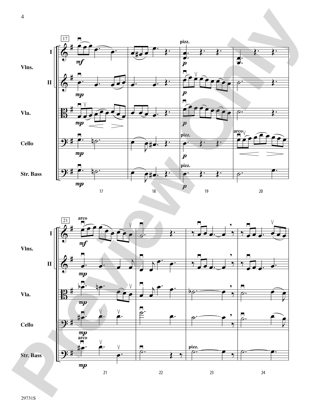 Beautiful Dreamer: String Orchestra Conductor Score & Parts